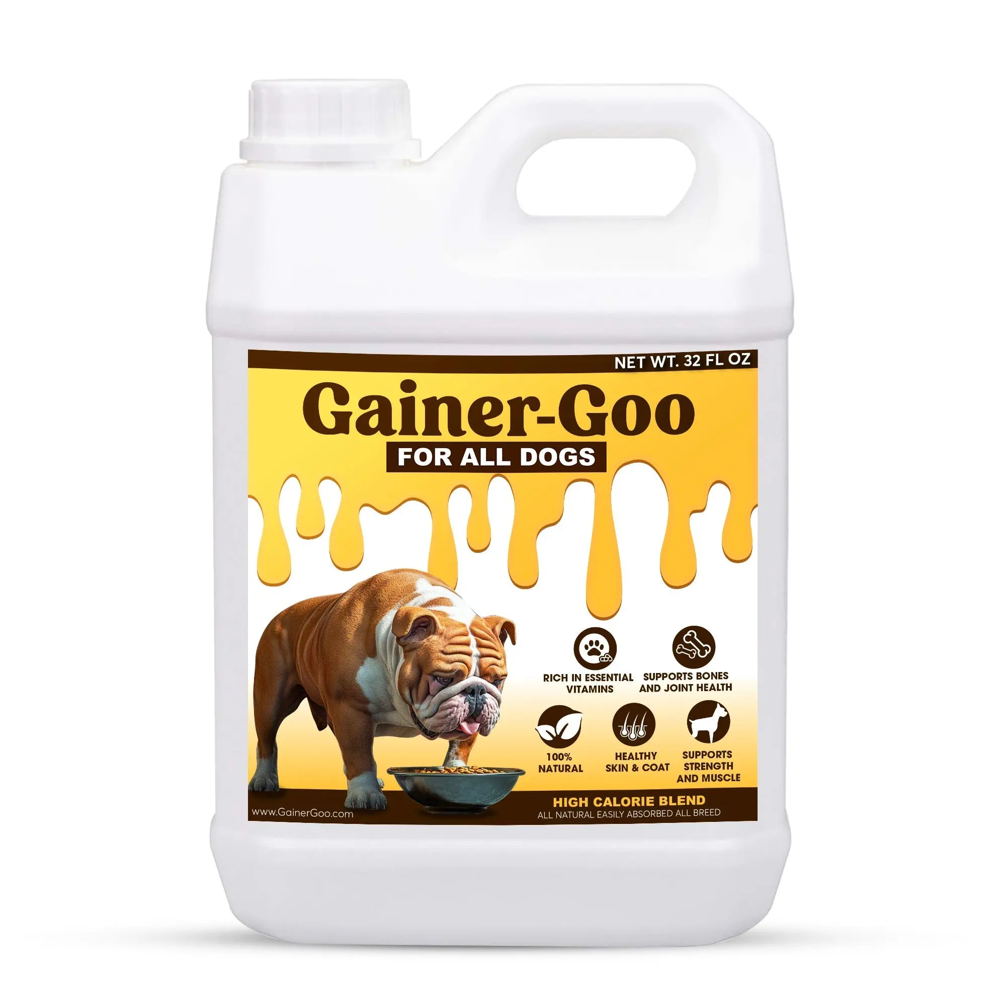 (32oz) Gainer-GOO (for All Breeds) High Calorie Fat Liquid Weight Gainer - Image 2