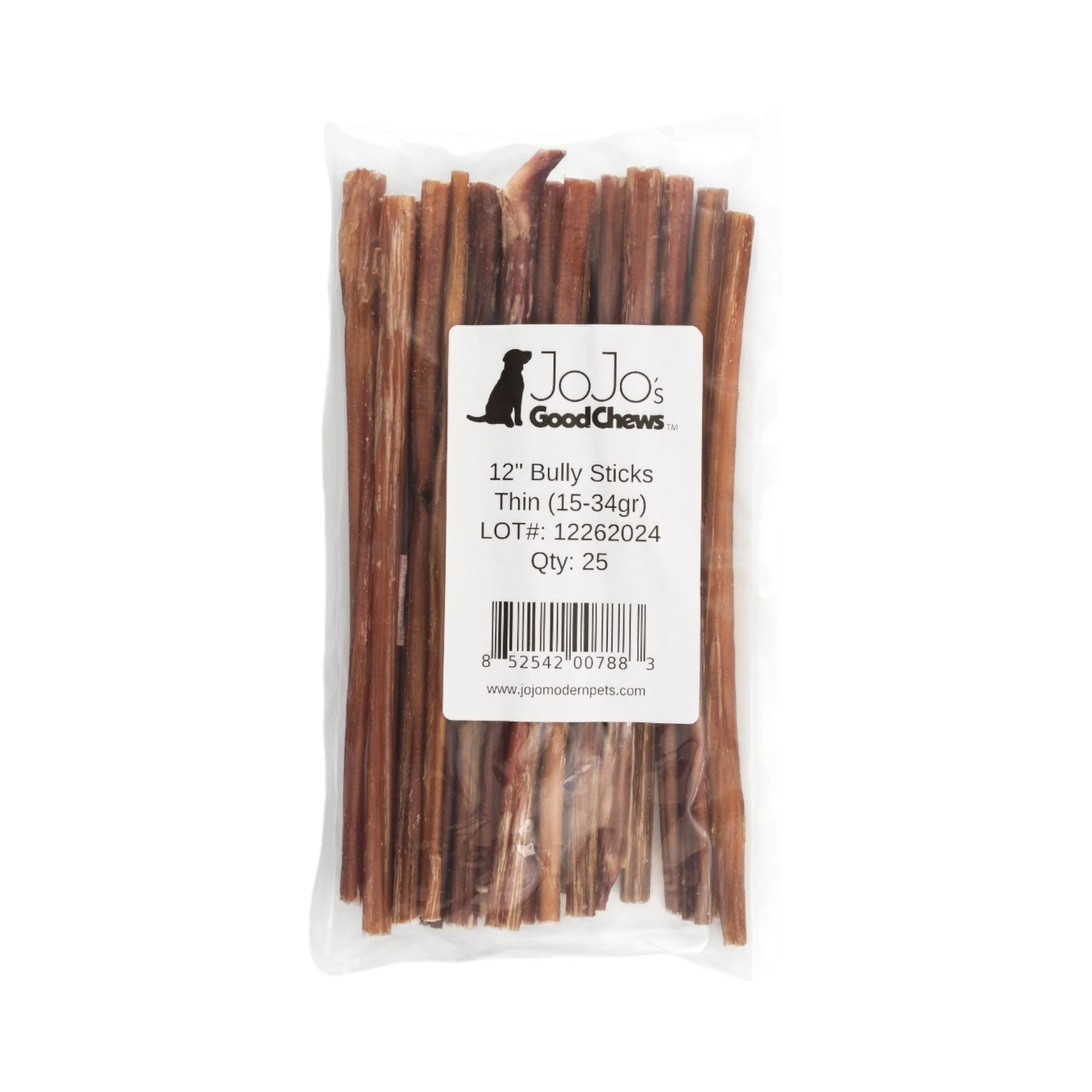 All-Natural Beef Bully Stick Dog Treats – Nutrient-Rich, and High-Protein – 12-Inch Thin (25/Case) - Image 3