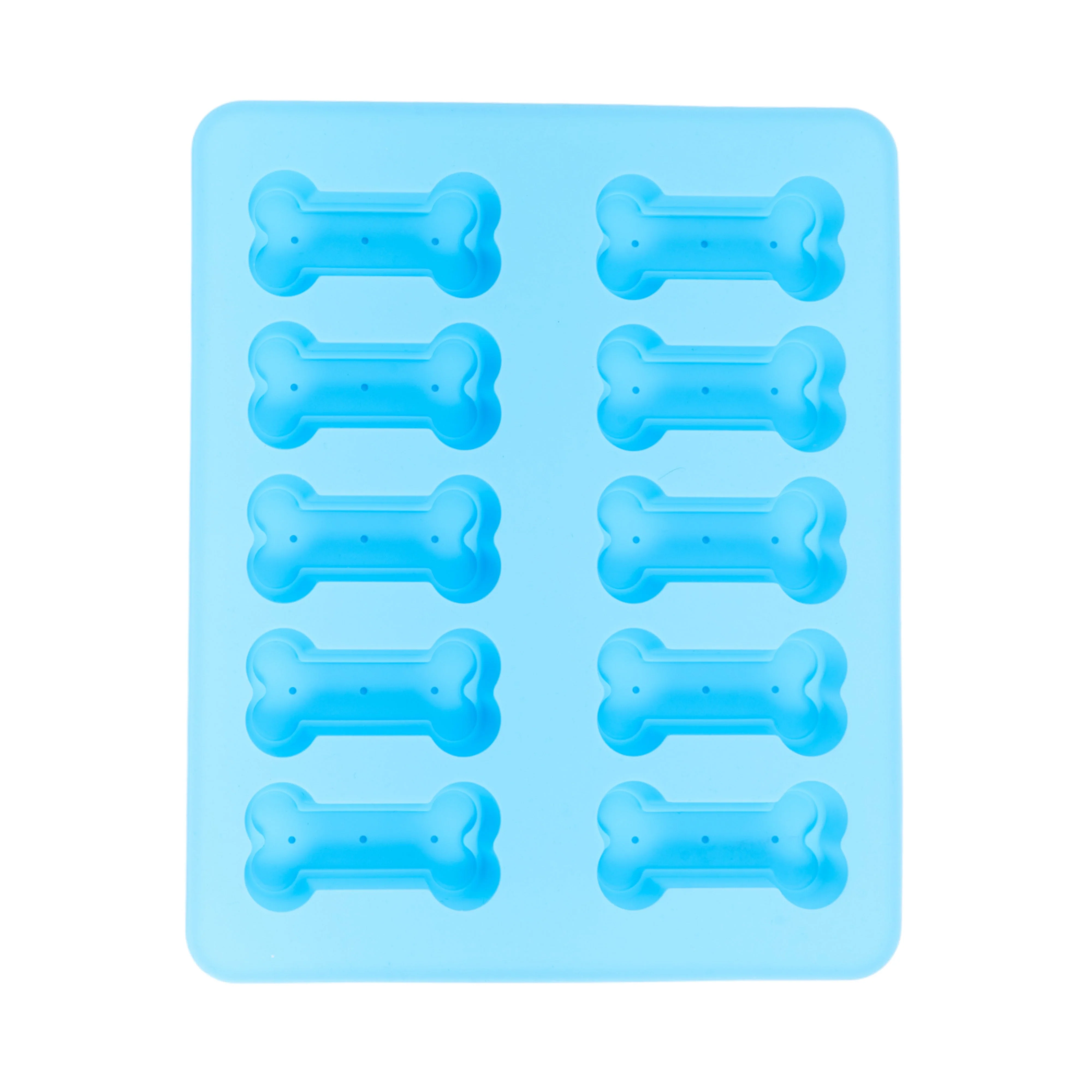 Country Living Bone-Shaped Silicone Baking Tray (10-Cavity Mold) – for Homemade Dog Treats, Candy, Cookies, Chocolate, and Ice Cubes - Image 3