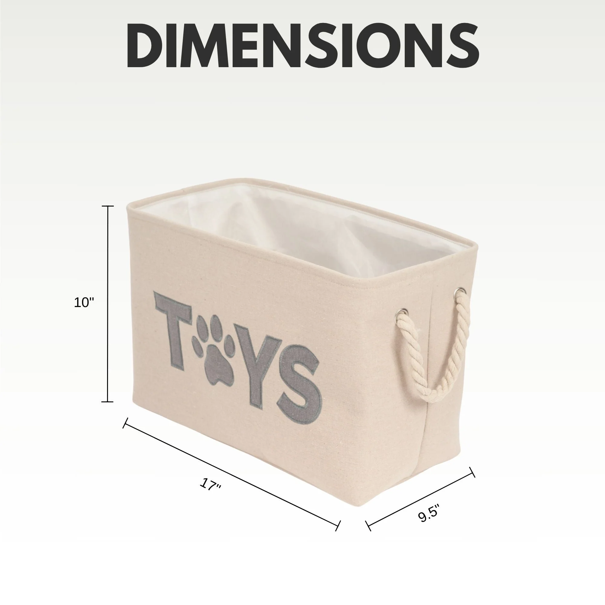Country Living Foldable Fabric Dog Toy Storage Bin - Convenient Organizer for Pet Accessories - Image 6