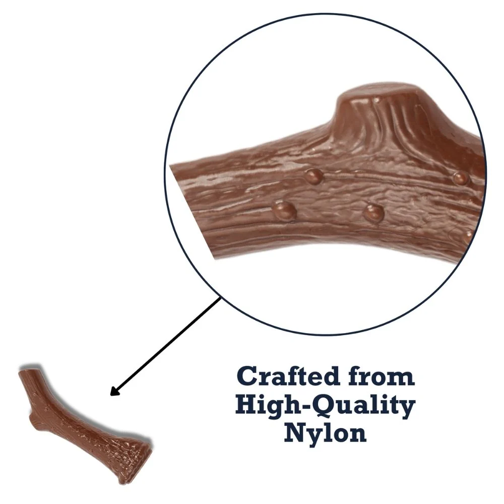 Country Living Nylon Antler Dog Chew Toy – with Natural Chicken Flavor - Image 10