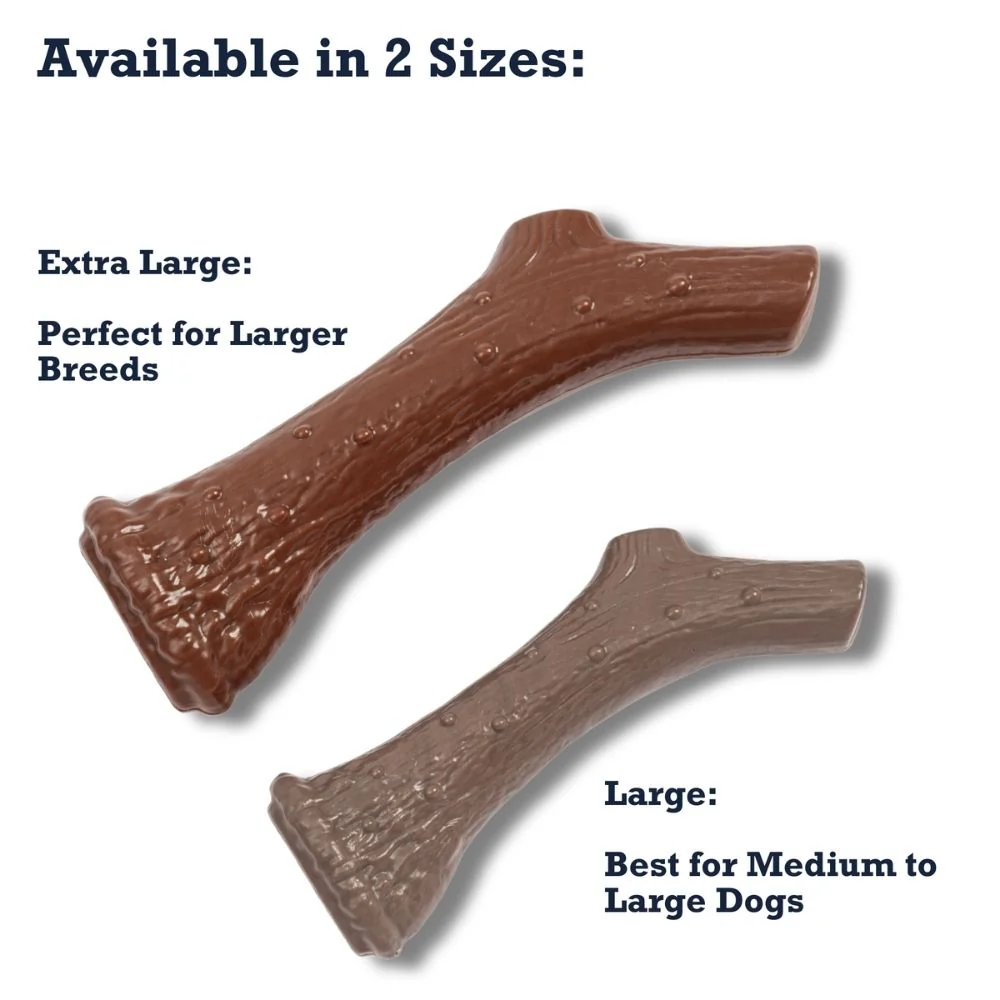 Country Living Nylon Antler Dog Chew Toy – with Natural Chicken Flavor - Image 12
