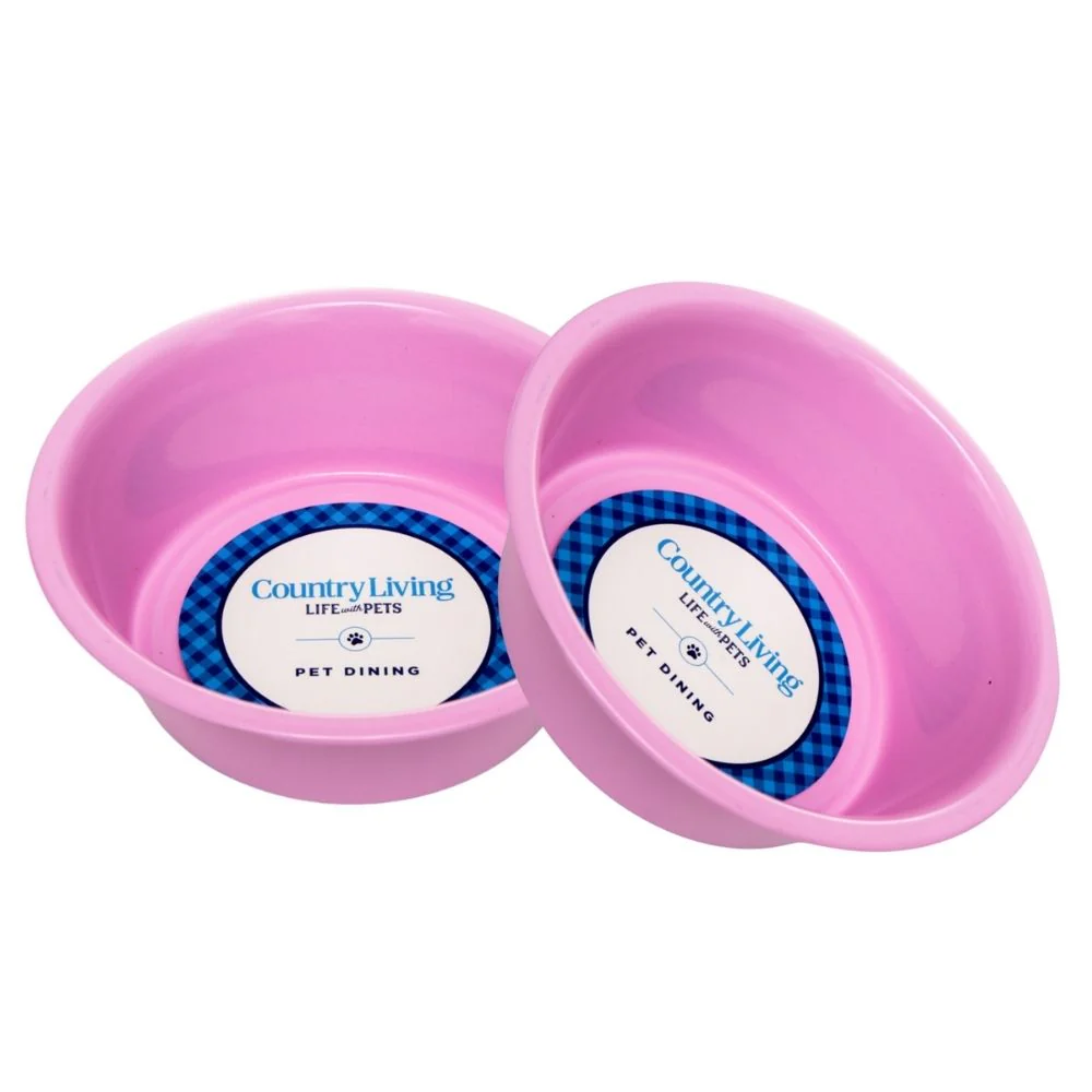 Country Living Set of 2 Coated Stainless Steel Heavy Dog Bowls - Ideal for Medium to Large Breeds - Image 10