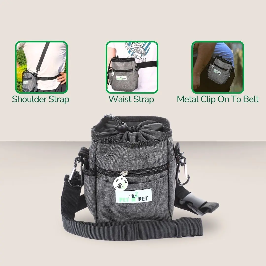 Dog Treat Pouch with 3 Rolls of Poop Bags - Image 5