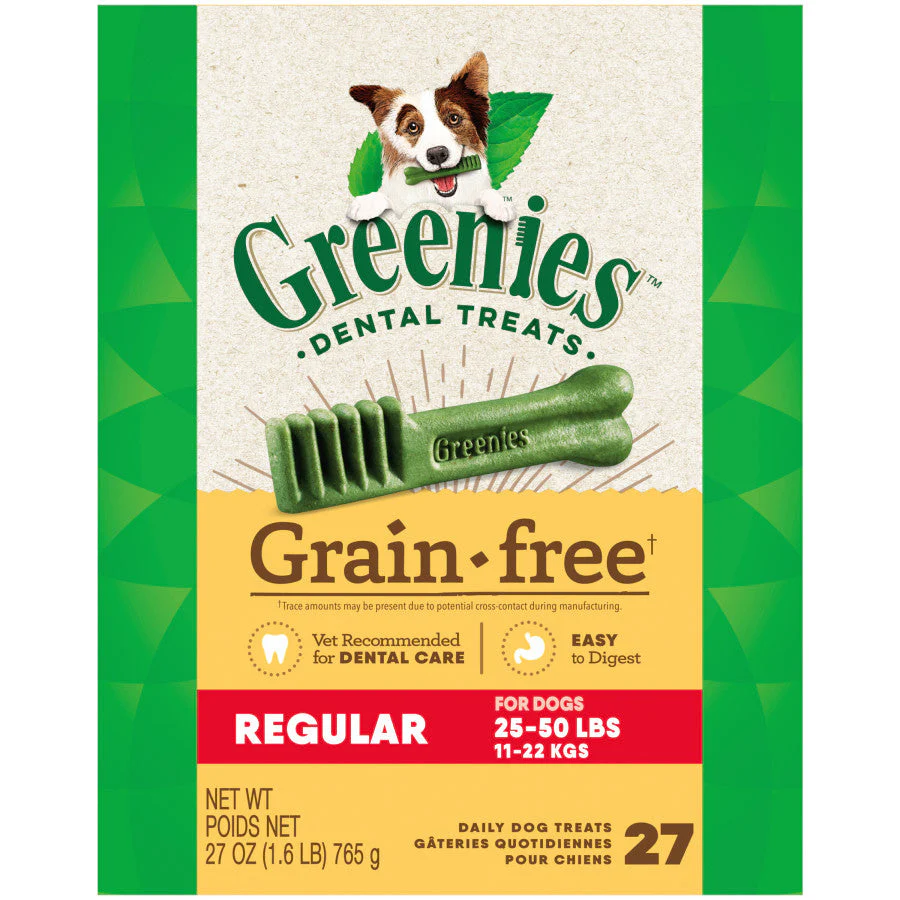 Greenies Grain Free Dog Dental Treats Regular Original 1ea/27 oz, 27 ct - Image 3