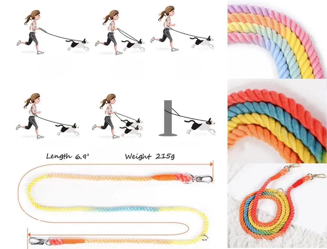 HANDS FREE DOG ROPE LEASH - FAIRYTALE - Image 2