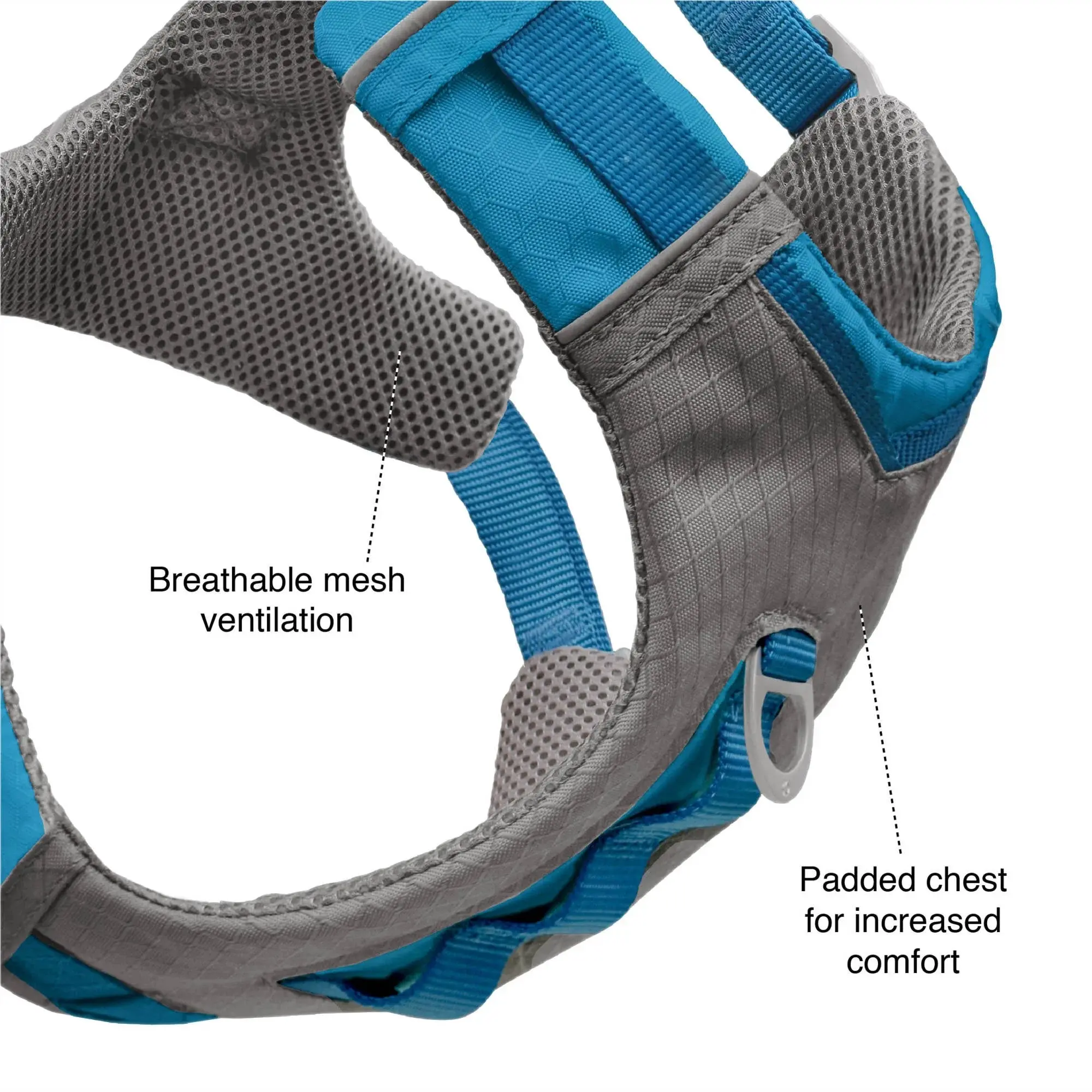 Journey Air Dog Harness, Vest Harnesses for Dogs, Pet Hiking Harness for Running & Walking, Reflective, Padded, Includes Control Handle, No Pull Front Clip (Orange, Small) - Image 3