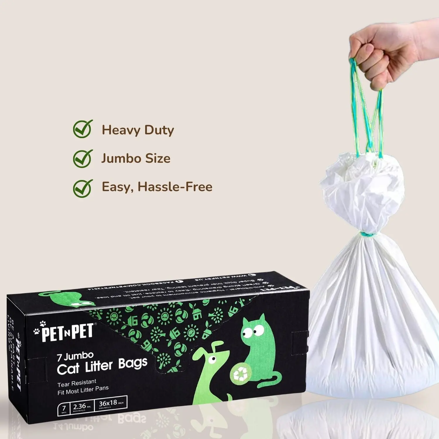 Jumbo Cat Litter Box Liners - Image 3