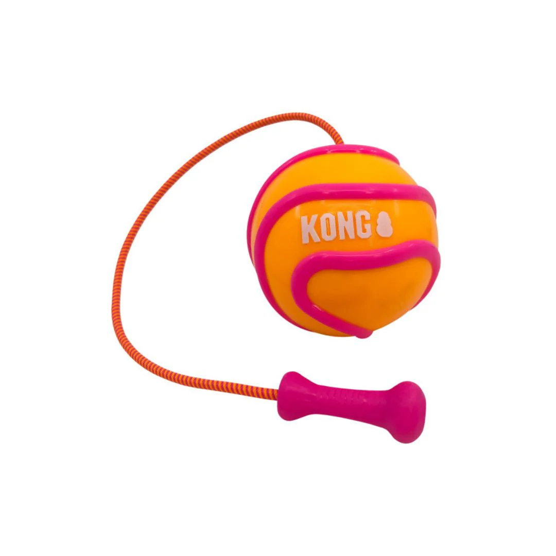 KONG Bunji HighViz Ball Dog Toy Assorted, 1ea/LG - Image 2