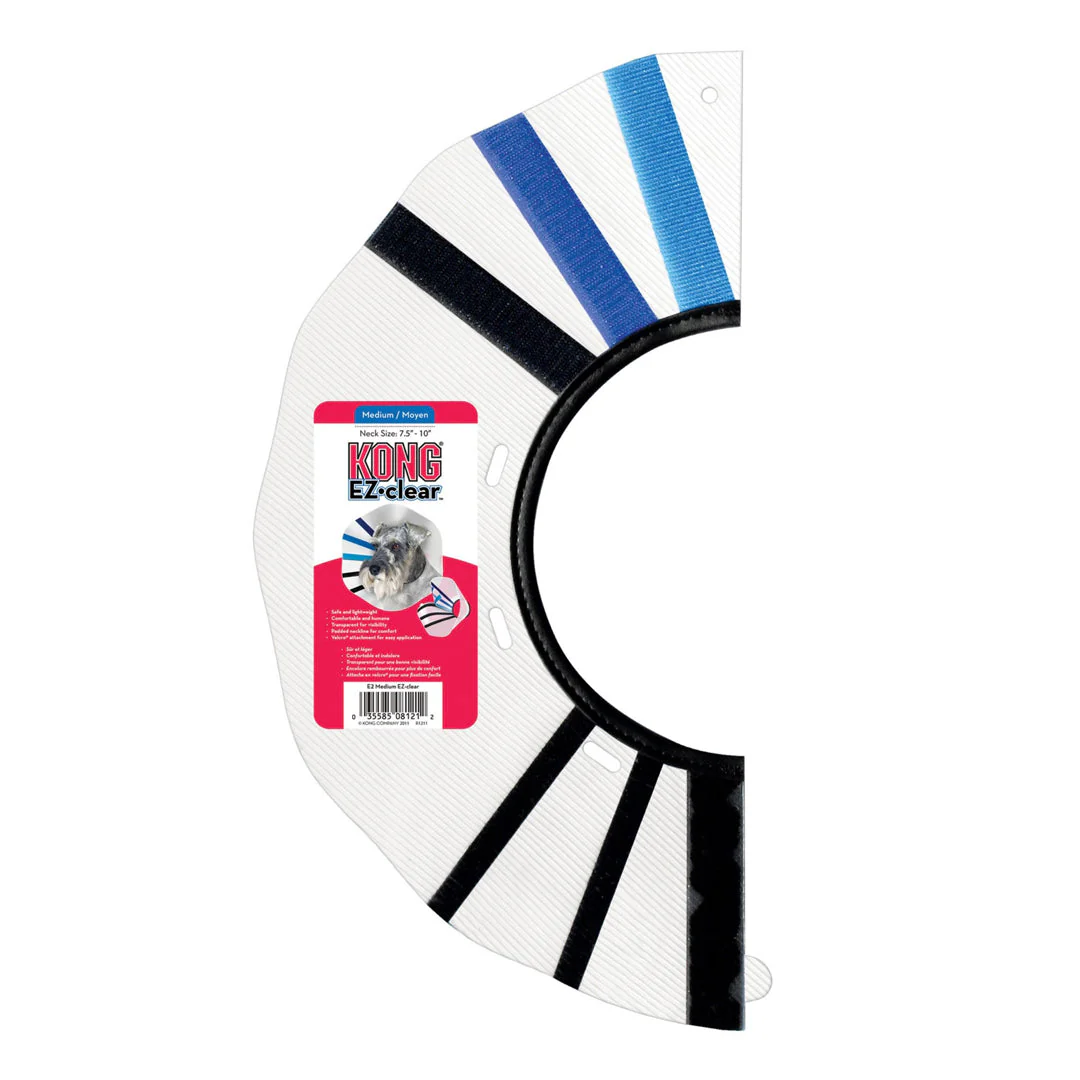 KONG E-Collar Clear/Blue/Black 1ea/MD - Image 2