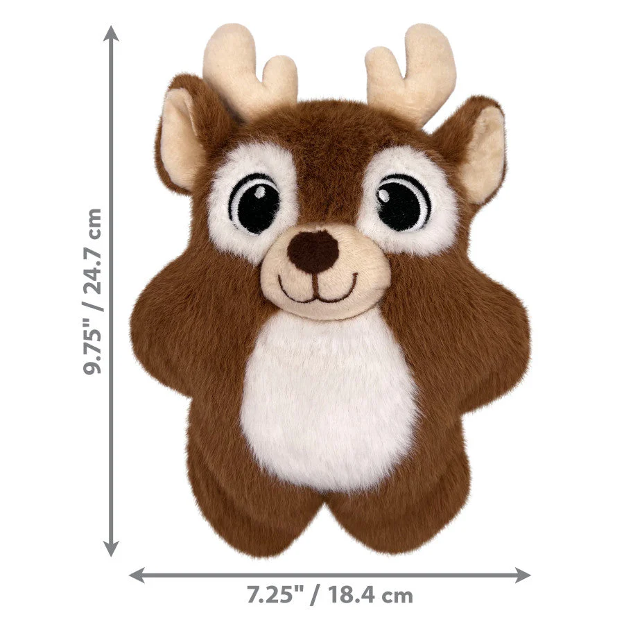 KONG Holiday Snuzzles Dog Toy Reindeer, 1ea/MD - Image 2