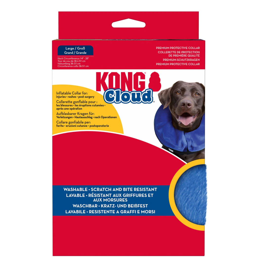 KONG Inflatable E-Collar Blue 1ea/LG - Image 2