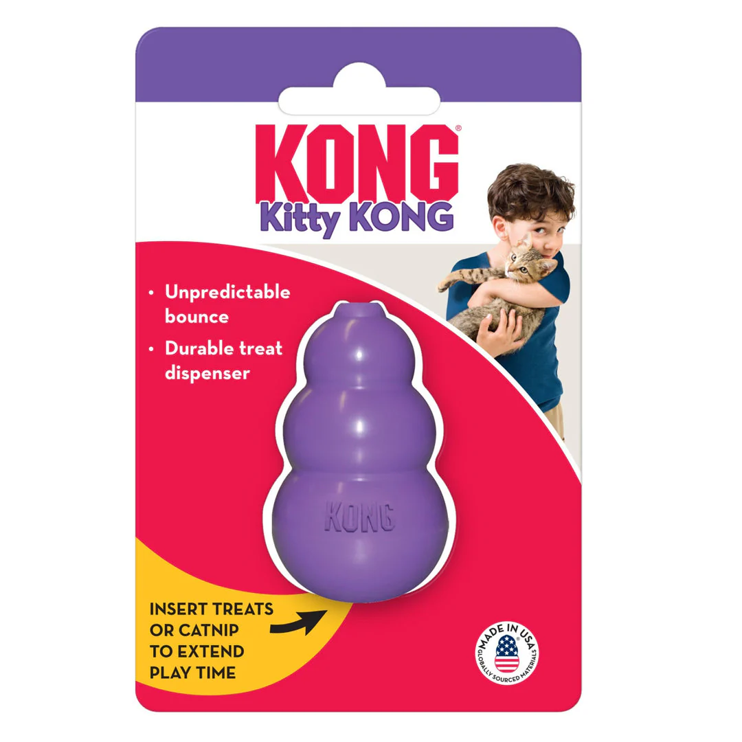KONG Kitty Catnip Toy Purple 1ea/One Size - Image 2