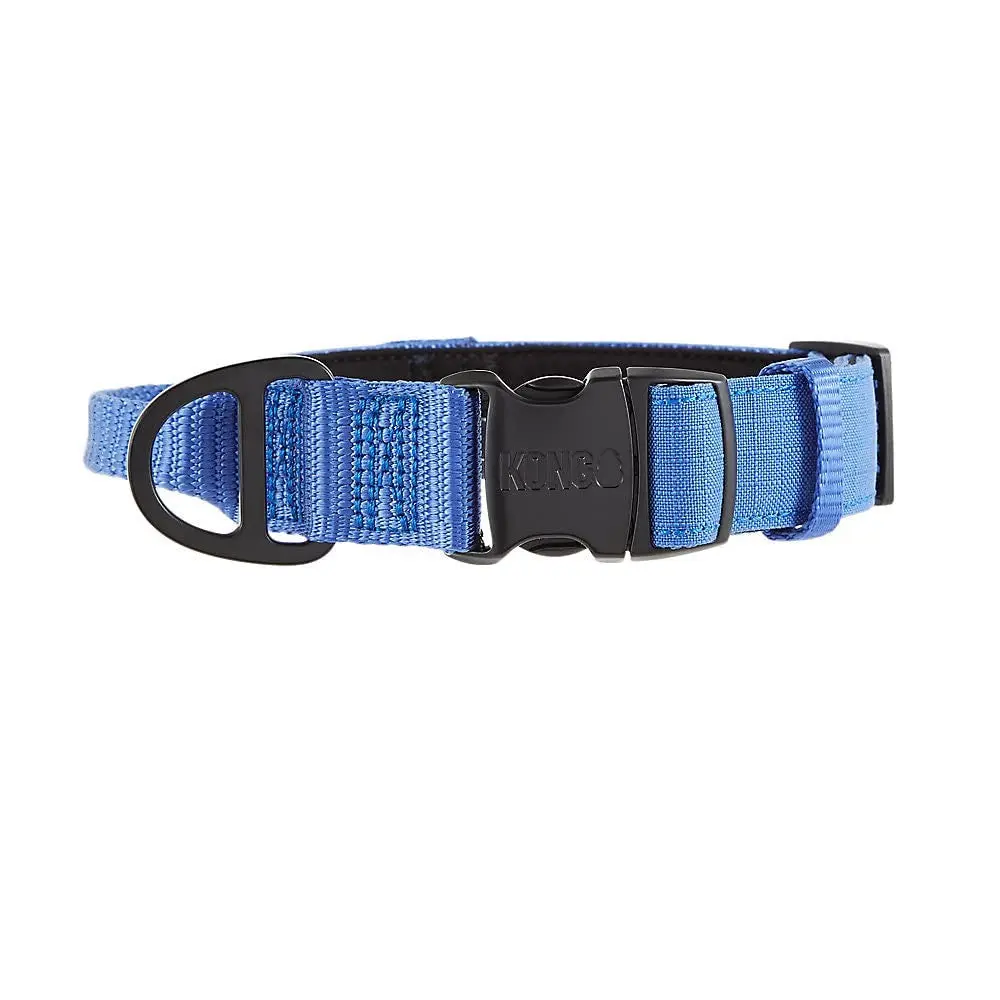 Kong Large Blue Ultra Durable Padded Comfort Handle Dog Collar Adjustable - Image 2