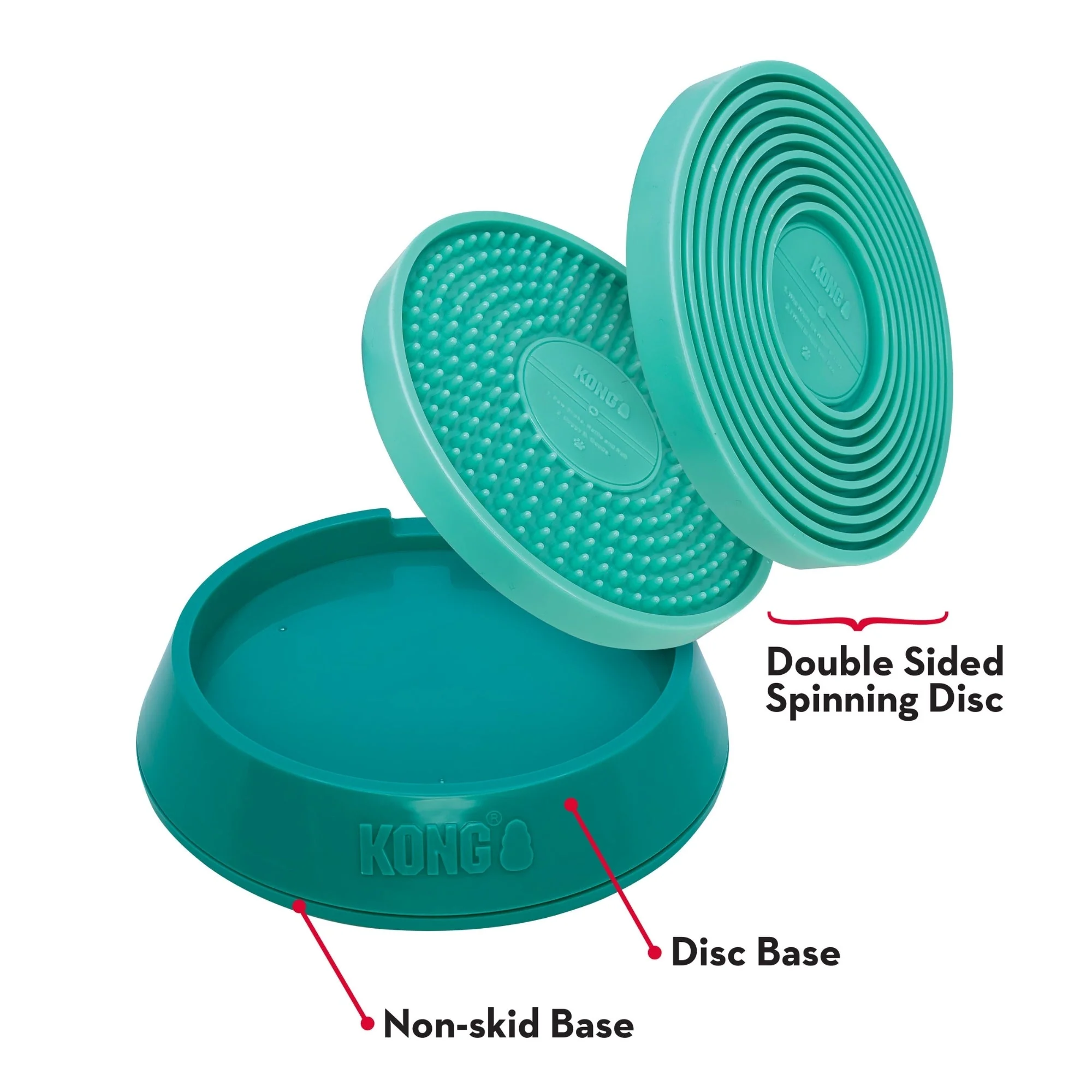 KONG Licks Spinz Treat Dispenser 1ea/LG - Image 5