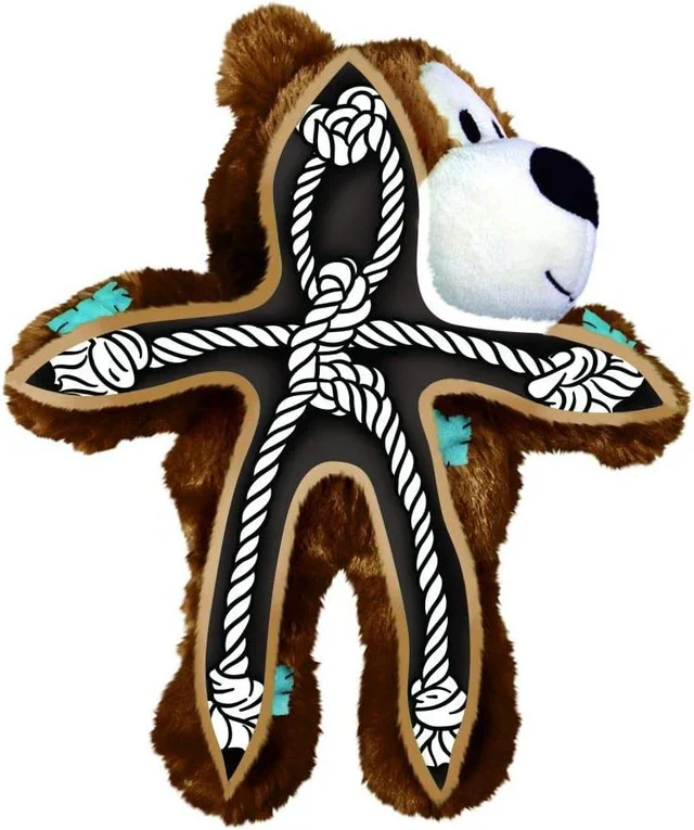 KONG Wild Knots Bear Dog Toy Assorted 1ea/XS - Image 4