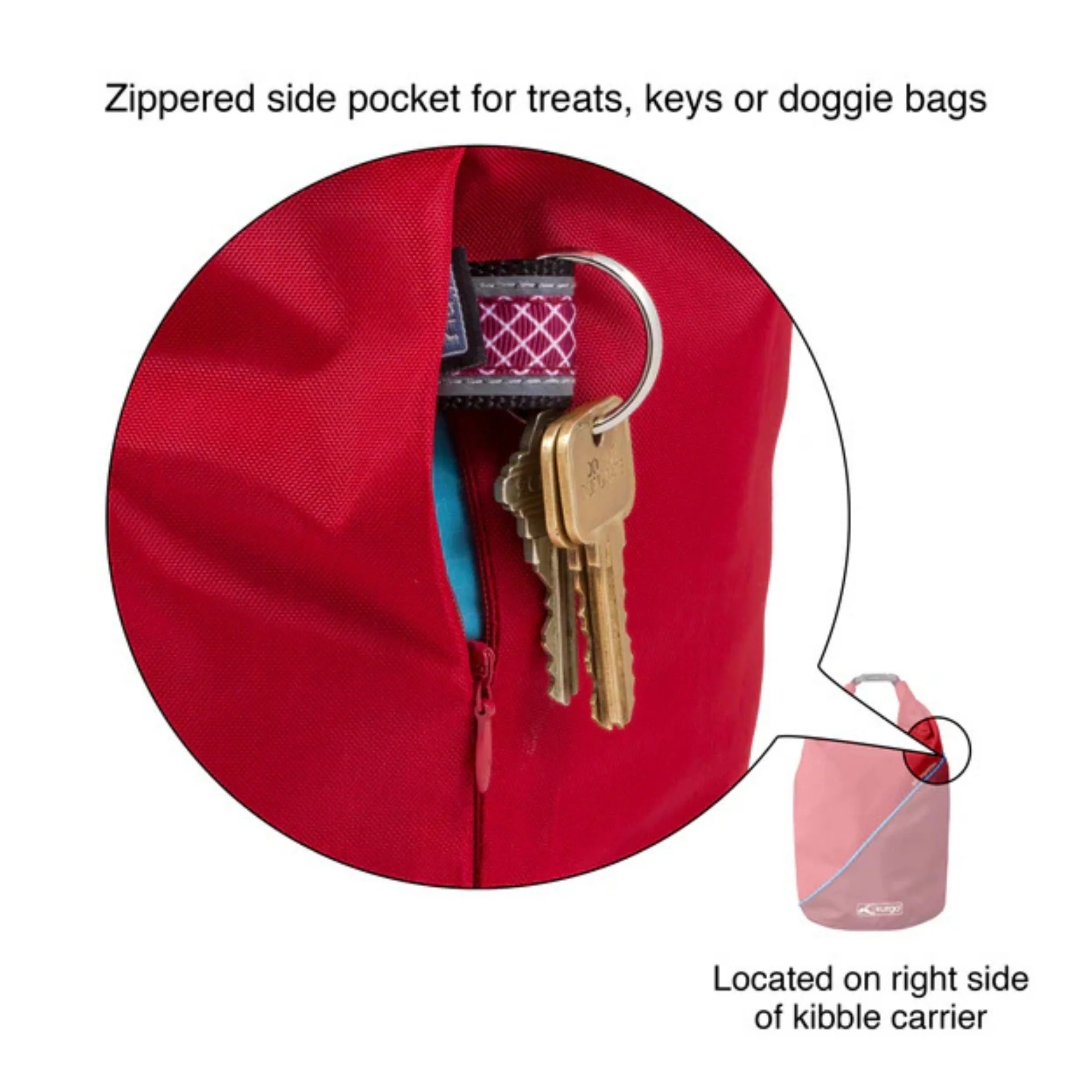 Kurgo Dog Kibble Carrier Blue - Image 3