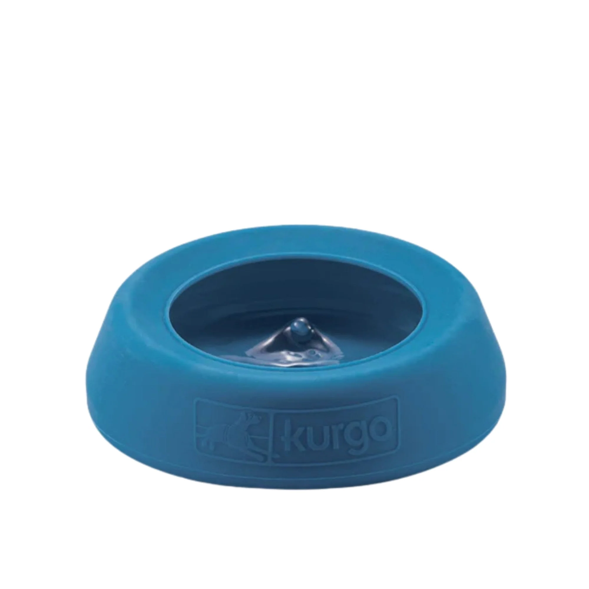 Kurgo Dog Wander Splash Free Water Bowl Blue - Image 5