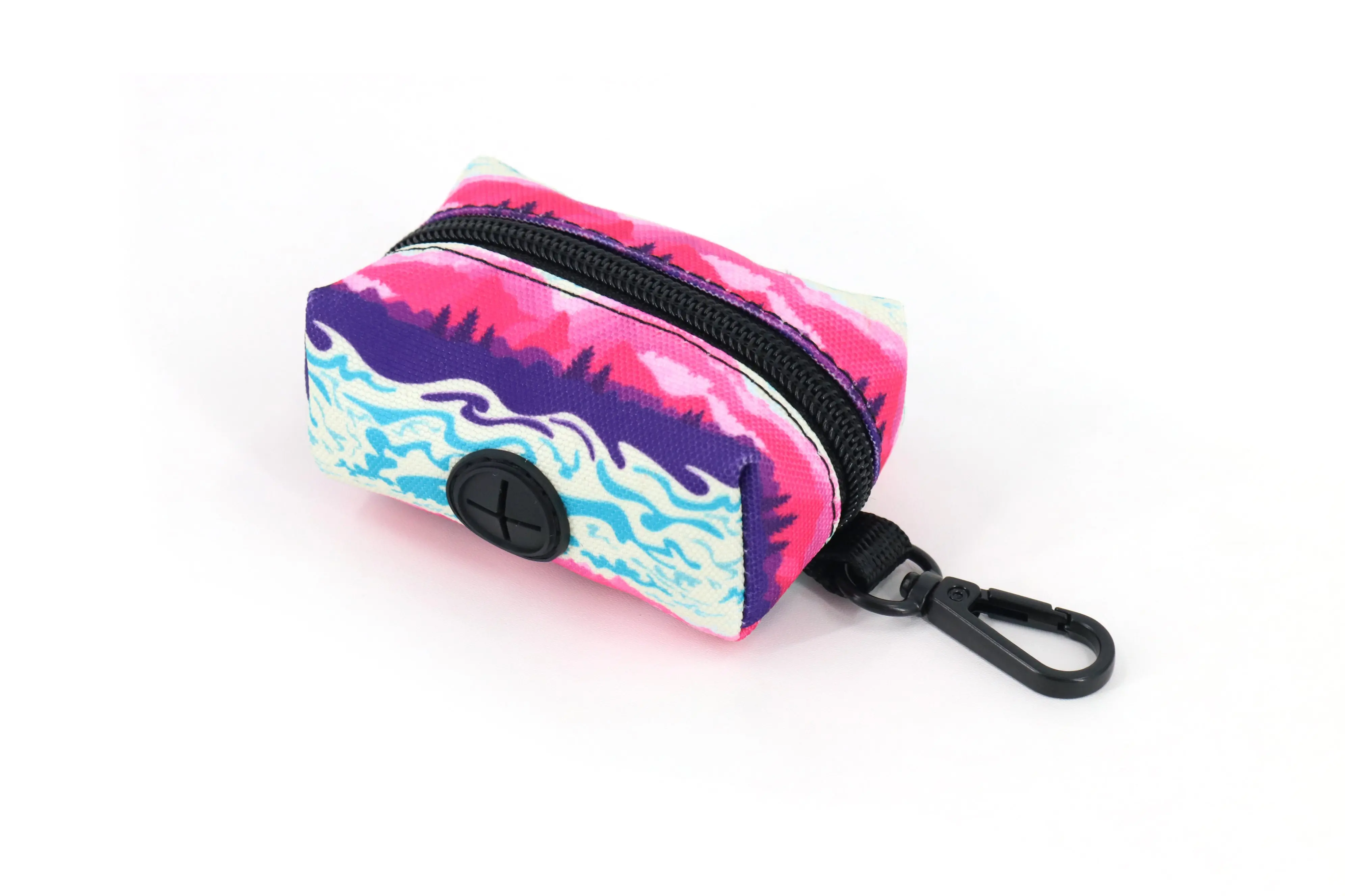Mountainscape Clip-On Poop Bag Dispenser - Pink - Image 3