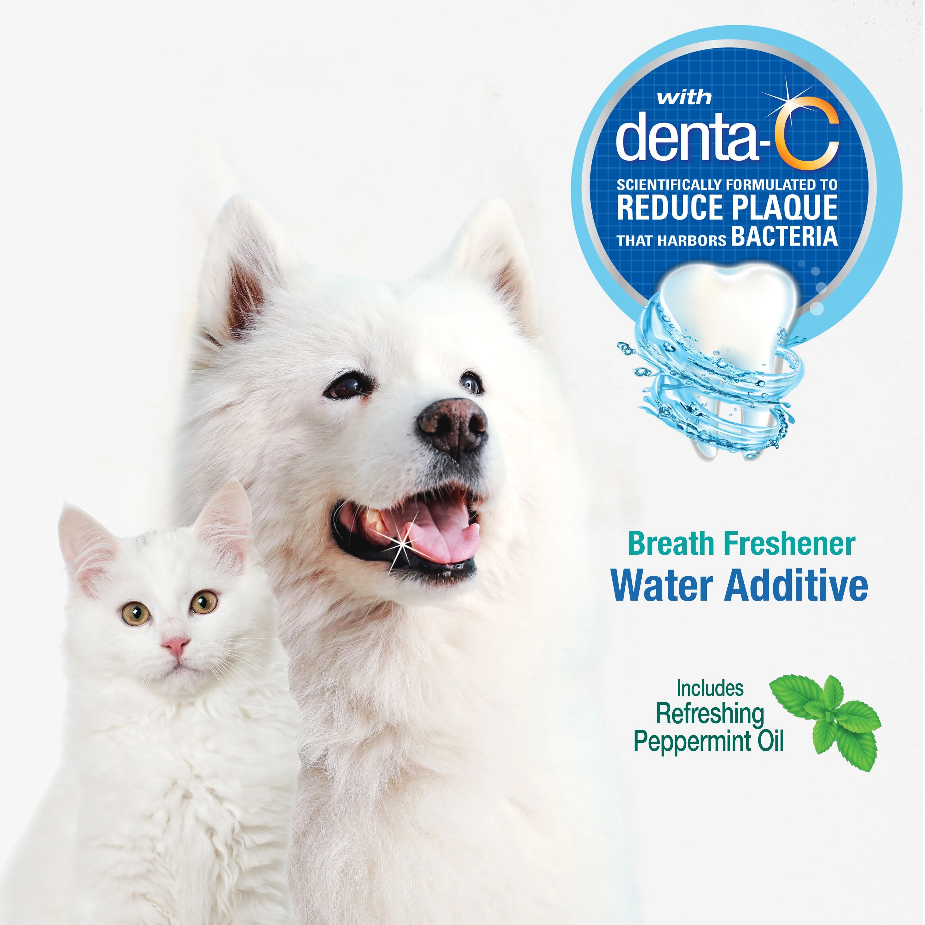 Nylabone Advanced Oral Care Dog Cat Breath Freshener Peppermint, 1ea/16 oz 1 ct - Image 4