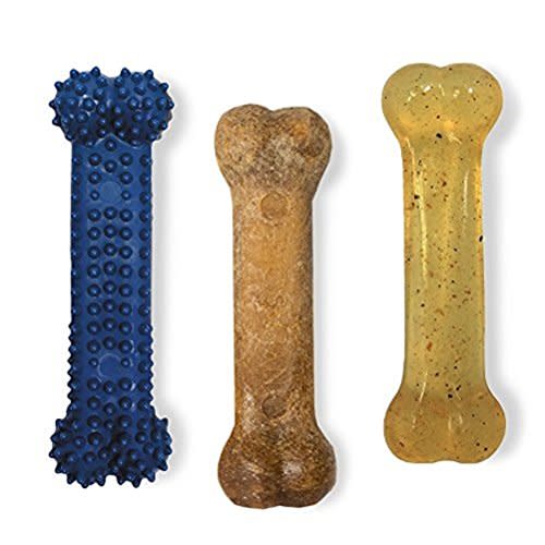 Nylabone Healthy Edibles and Flexi Chew Value Pack Chicken Bacon, 1ea/SMall/Regular Up To 25 Ibs. 3 ct - Image 2