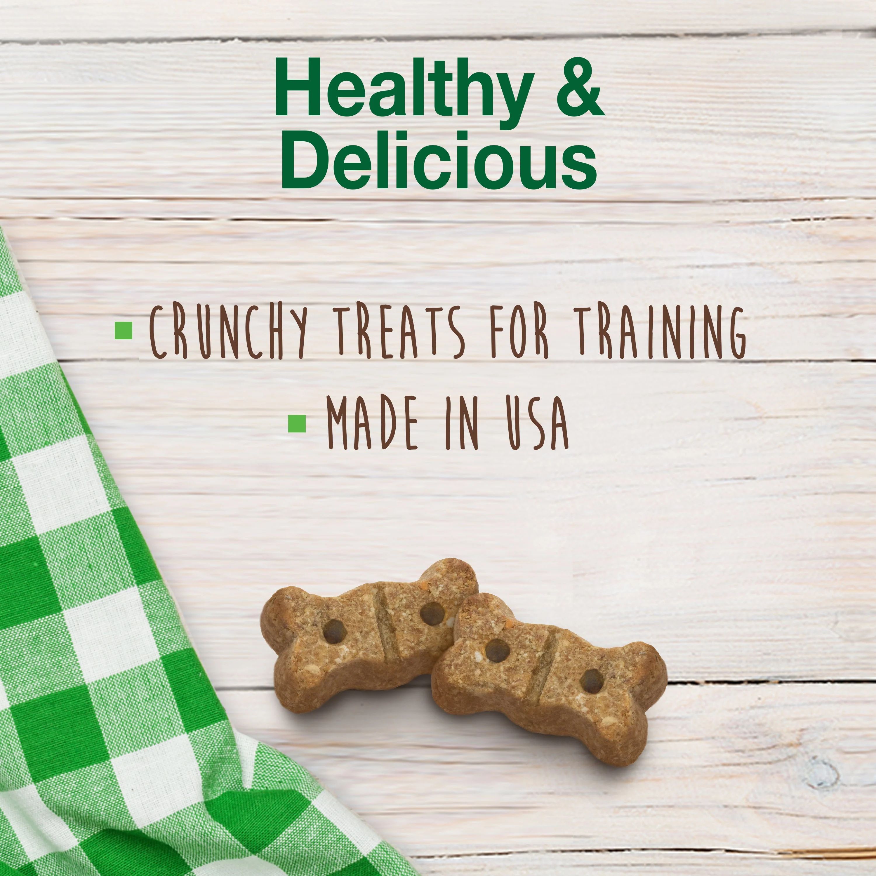 Nylabone Healthy Edibles Biscuits Grain Free Dog Treats Chicken & Veggie 1ea/12 oz - Image 2
