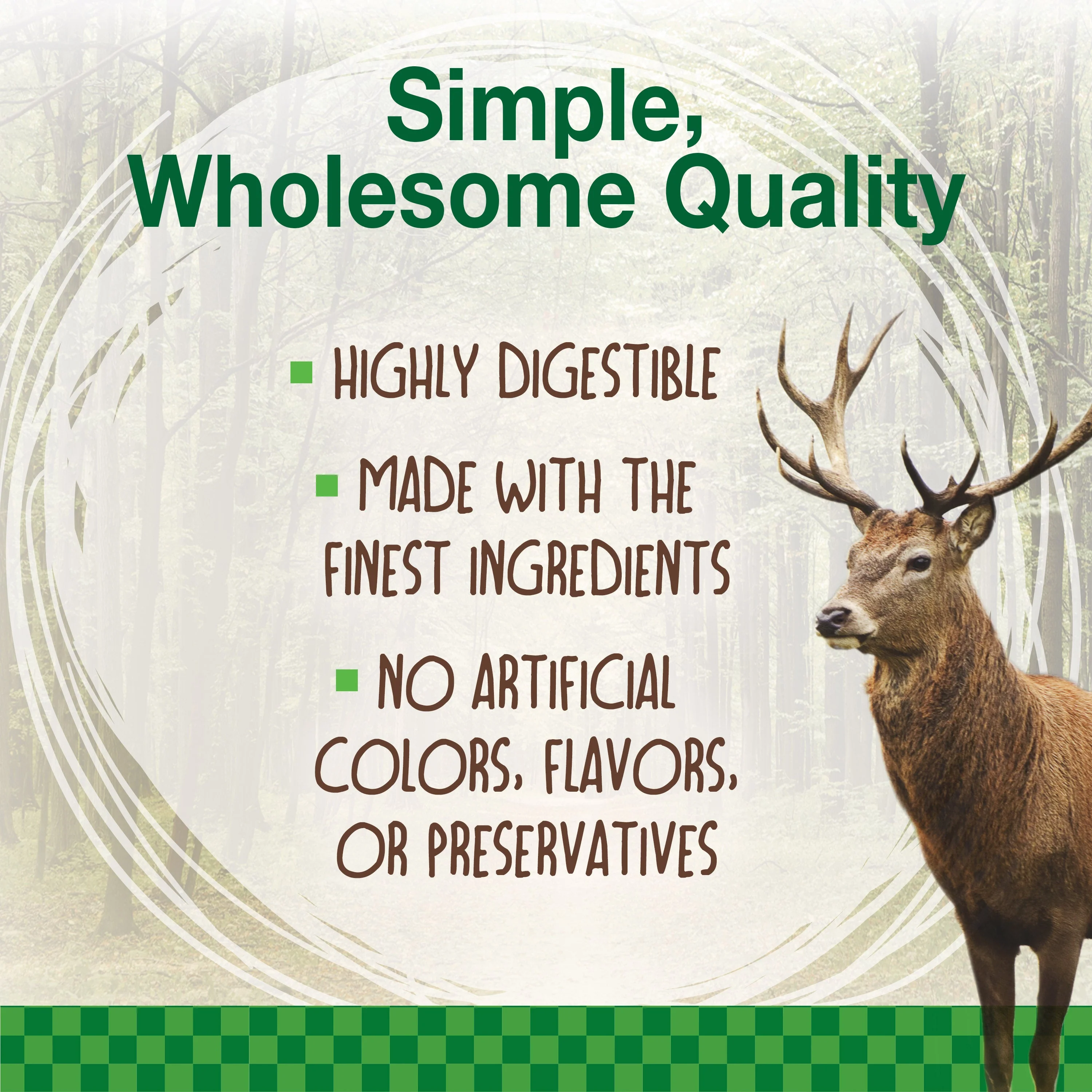Nylabone Healthy Edibles WILD AllNatural Long Lasting Chew Treats Venison, 1ea/Large/Giant  Up To 50 Lbs. 1 ct - Image 3