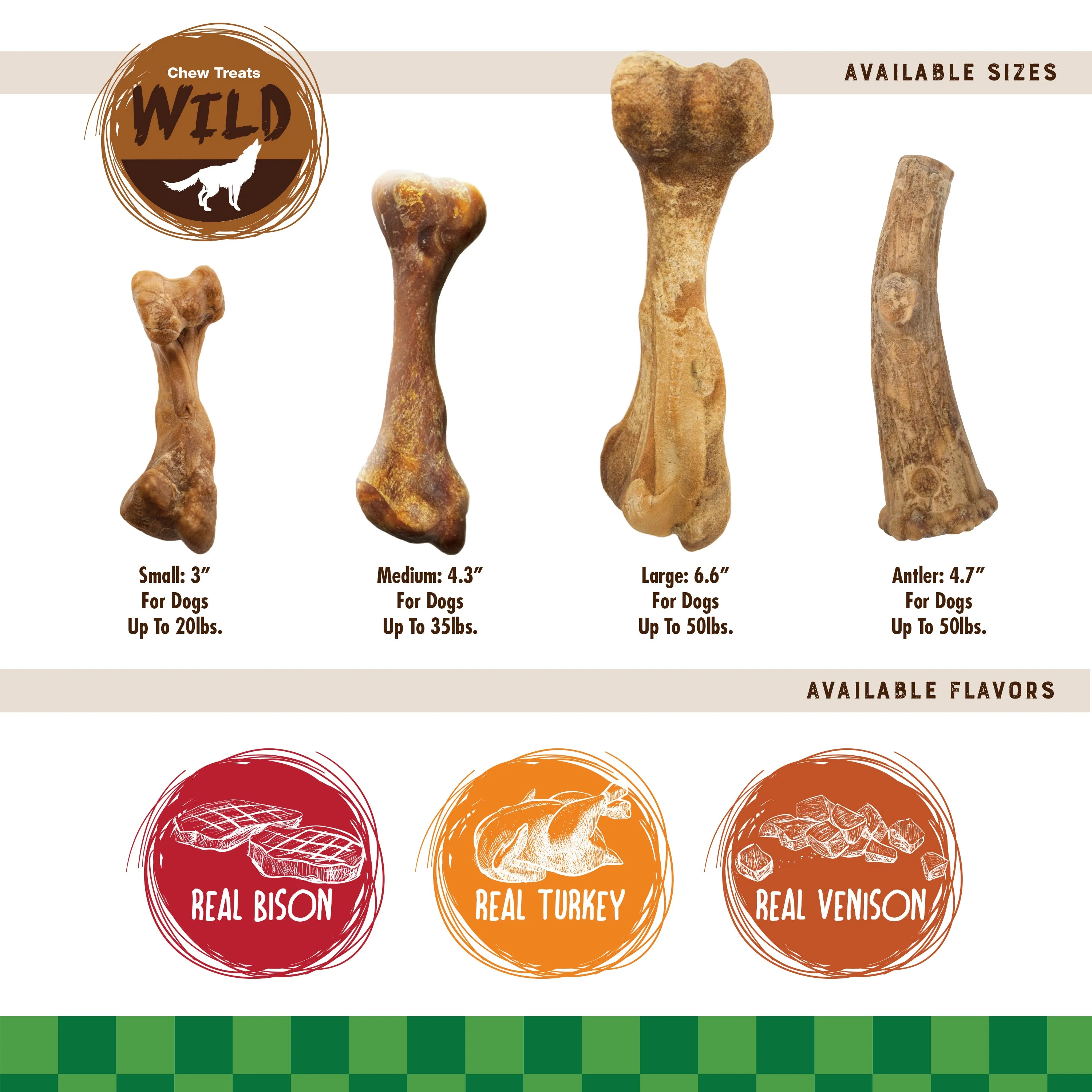 Nylabone Healthy Edibles WILD AllNatural Long Lasting Puppy Chew Treats Turkey, 1ea/SMall/Regular  Up To 25 Ibs. 4 ct - Image 5
