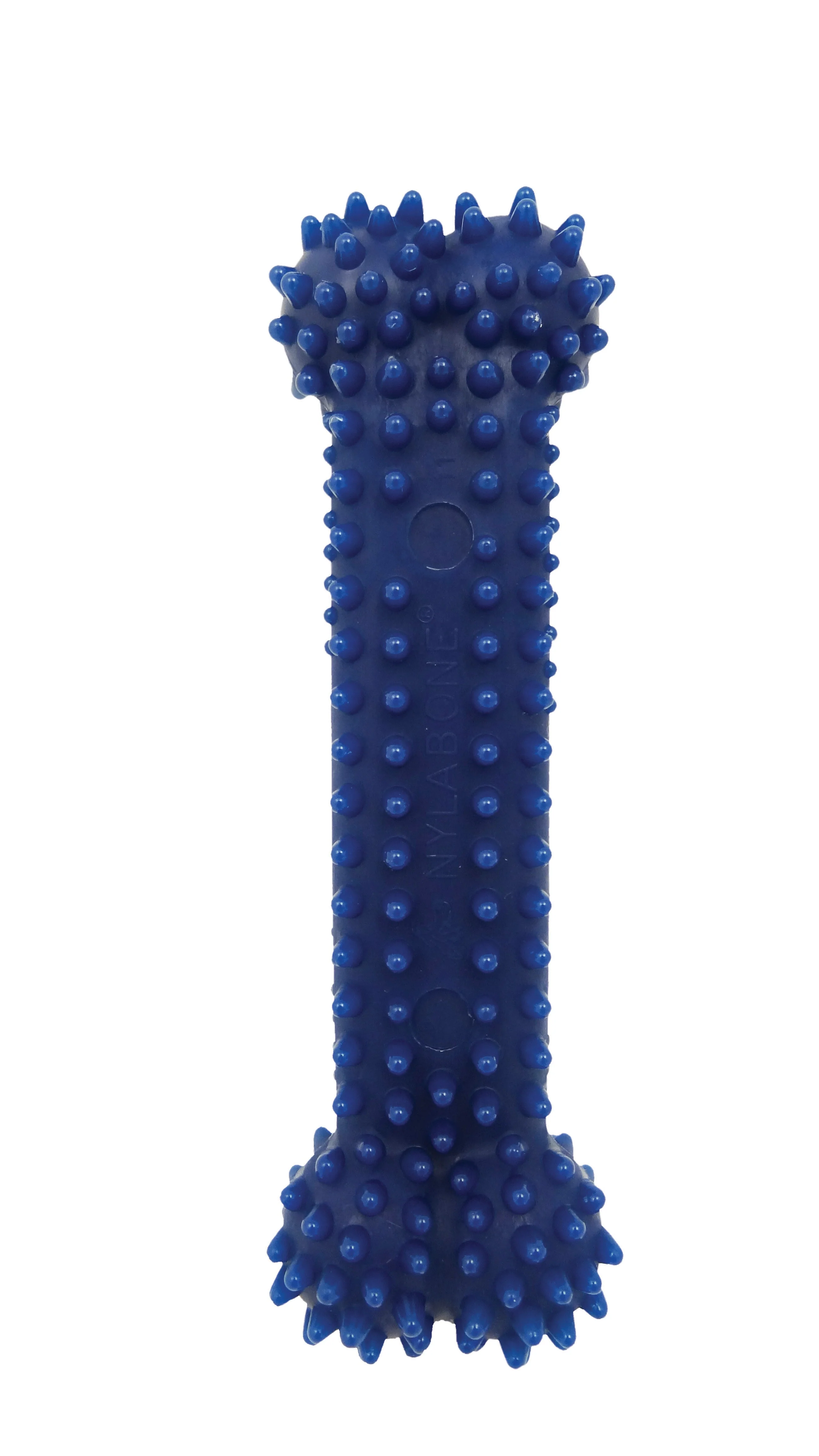 Nylabone Moderate Chew Textured Dog Dental Chew Toy Chicken, Blue, 1ea/SMall/Regular  Up To 25 Ibs. 1 ct - Image 8