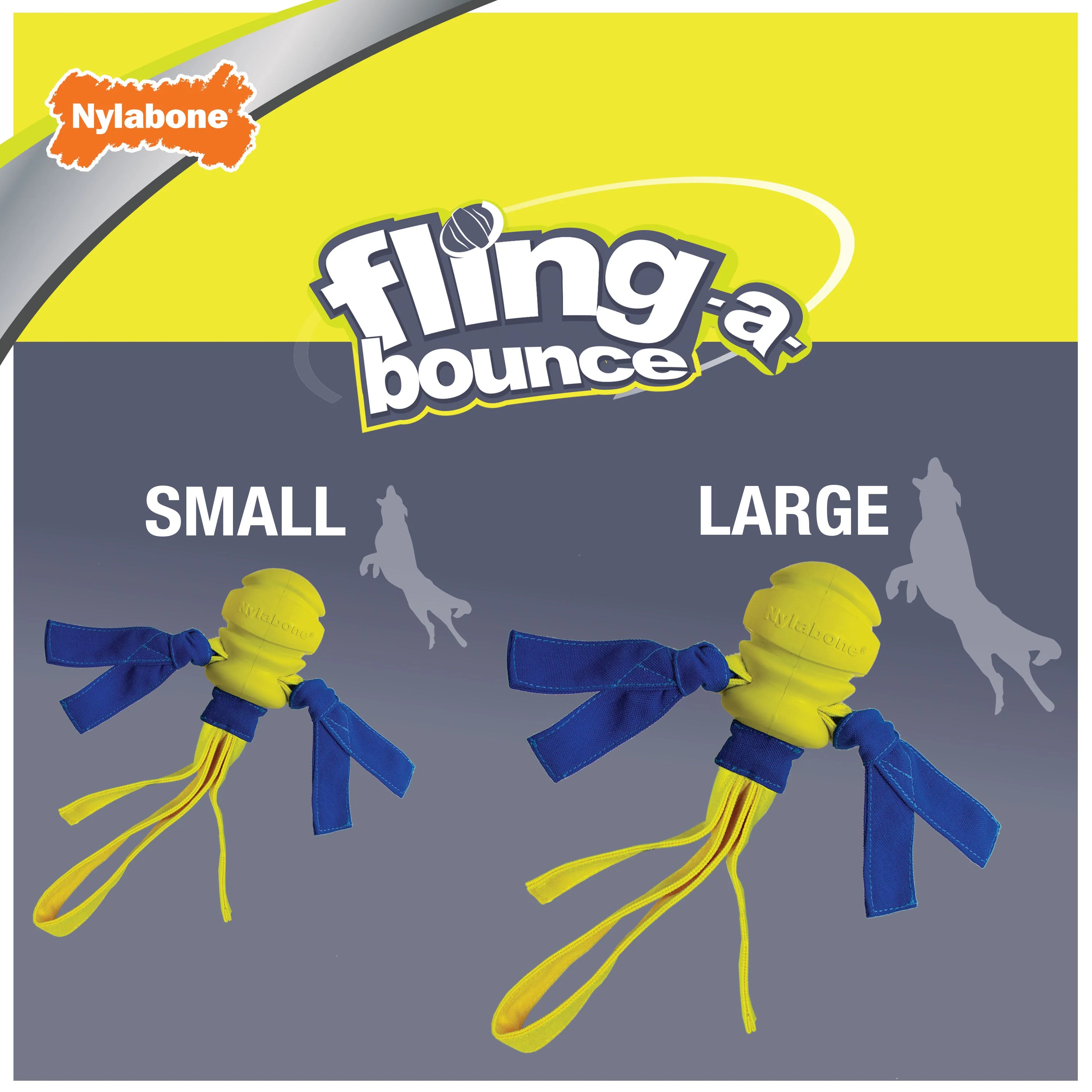 Nylabone Power Play FlingaBounce Interactive Dog Toy 1ea/Large/Giant  Up To 50 Lbs. 1 ct - Image 4