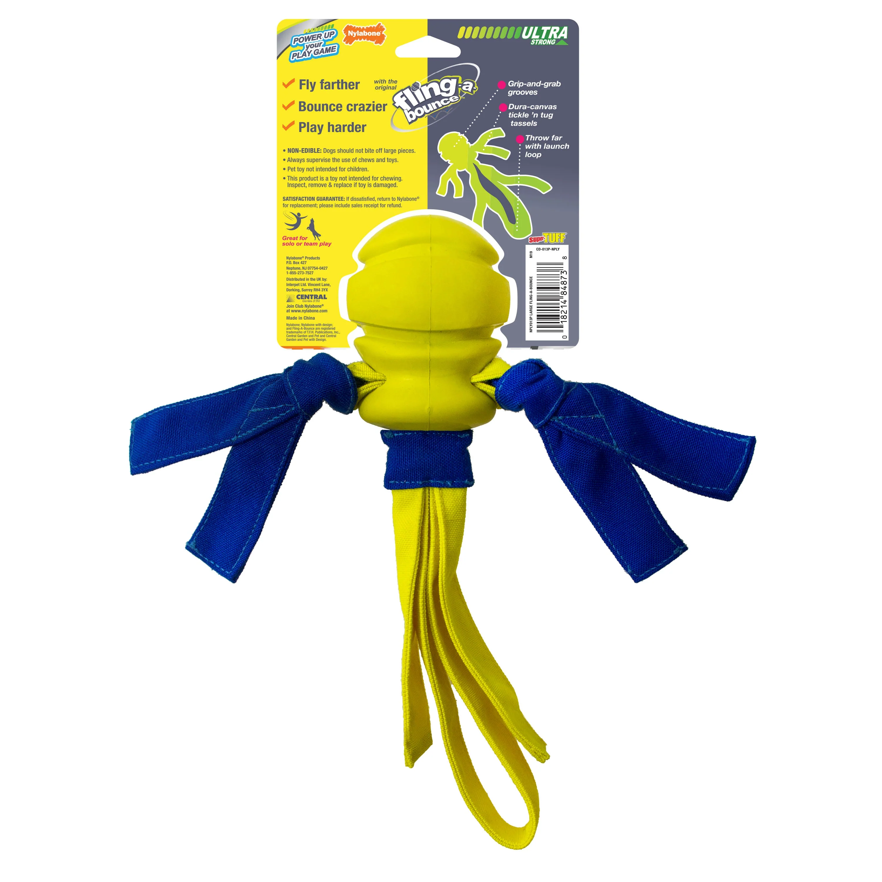 Nylabone Power Play FlingaBounce Interactive Dog Toy 1ea/Large/Giant  Up To 50 Lbs. 1 ct - Image 6