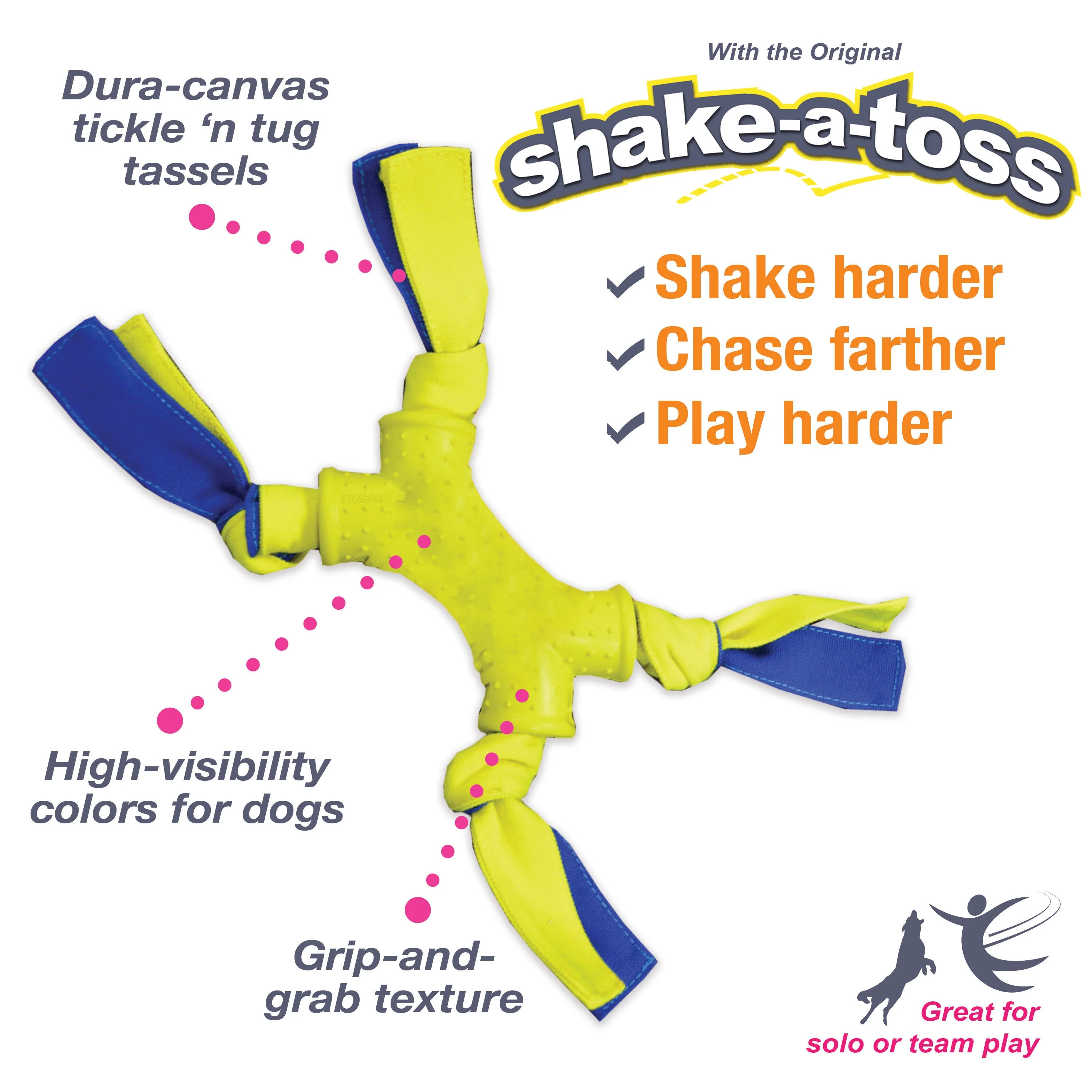 Nylabone Power Play Interactive Dog Toy Shake-a-Toss 1ea/SMall/Regular - Up To 25 Ibs. - Image 12