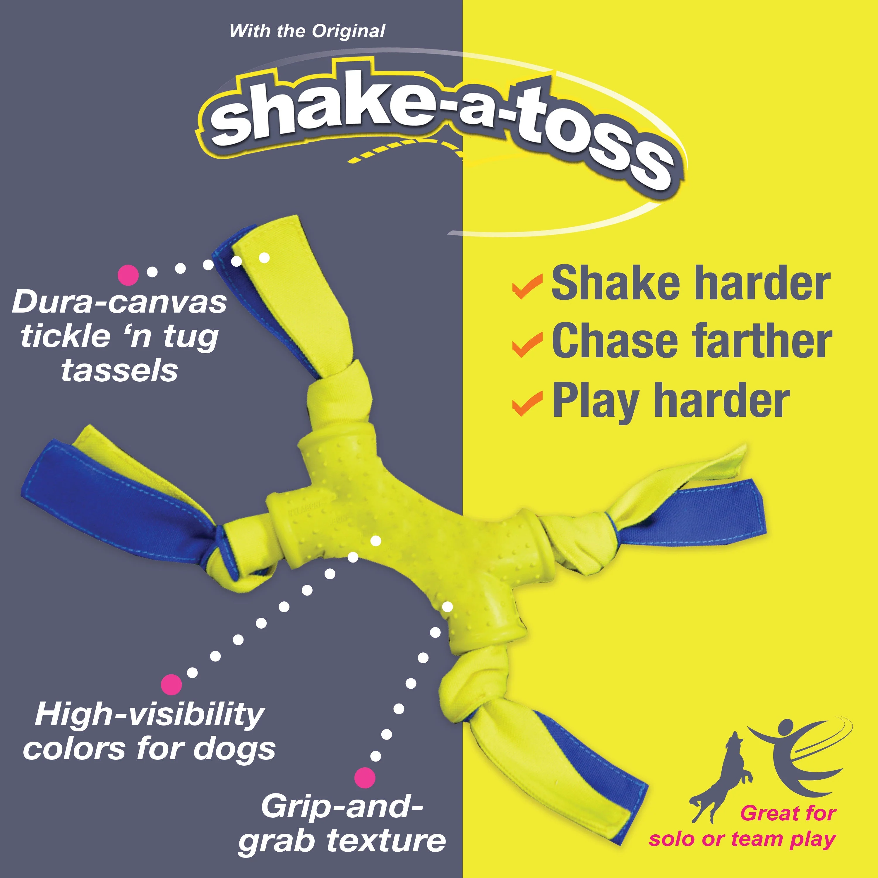 Nylabone Power Play Interactive Dog Toy Shake-a-Toss 1ea/SMall/Regular - Up To 25 Ibs. - Image 3