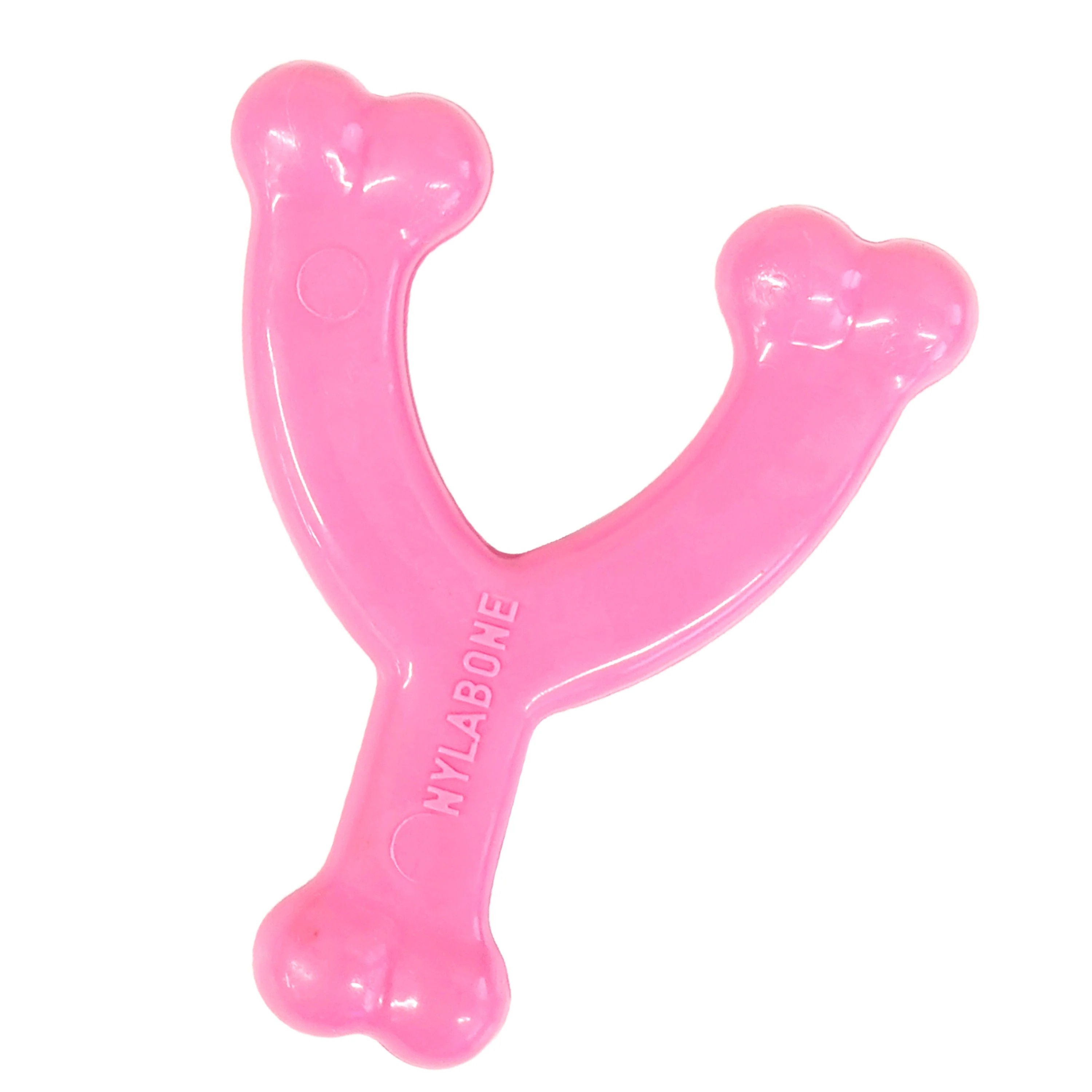 Nylabone Puppy Chew Toy Wishbone Chicken, Pink, 1ea/XS/Petite  Up To 15 Lbs. 1 ct - Image 9