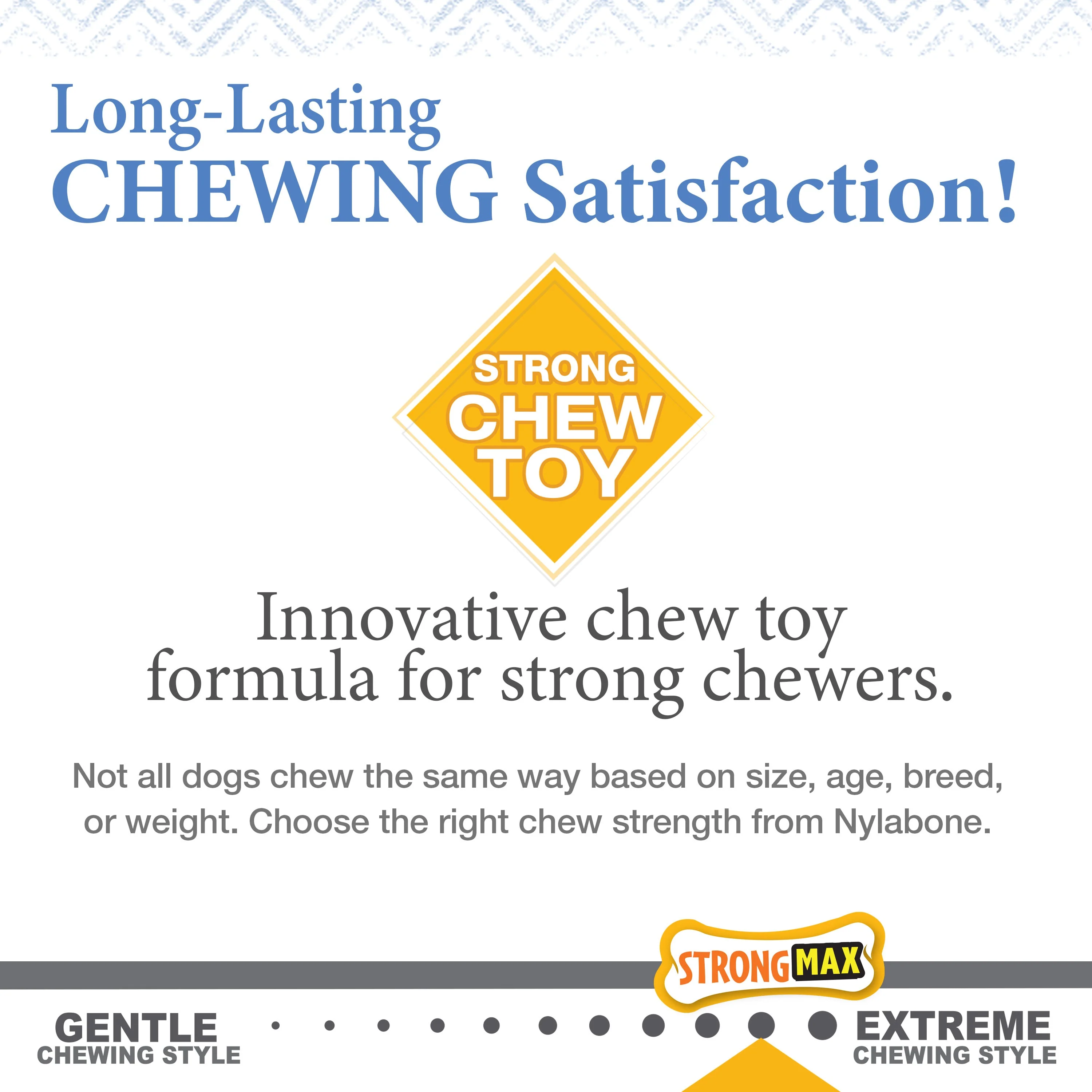 Nylabone Gourmet Style Puppy Chew Toy Twin Pack Peanut Butter Bacon, 1ea/SMall/Regular Up To 25 Ibs. 2 ct - Image 7