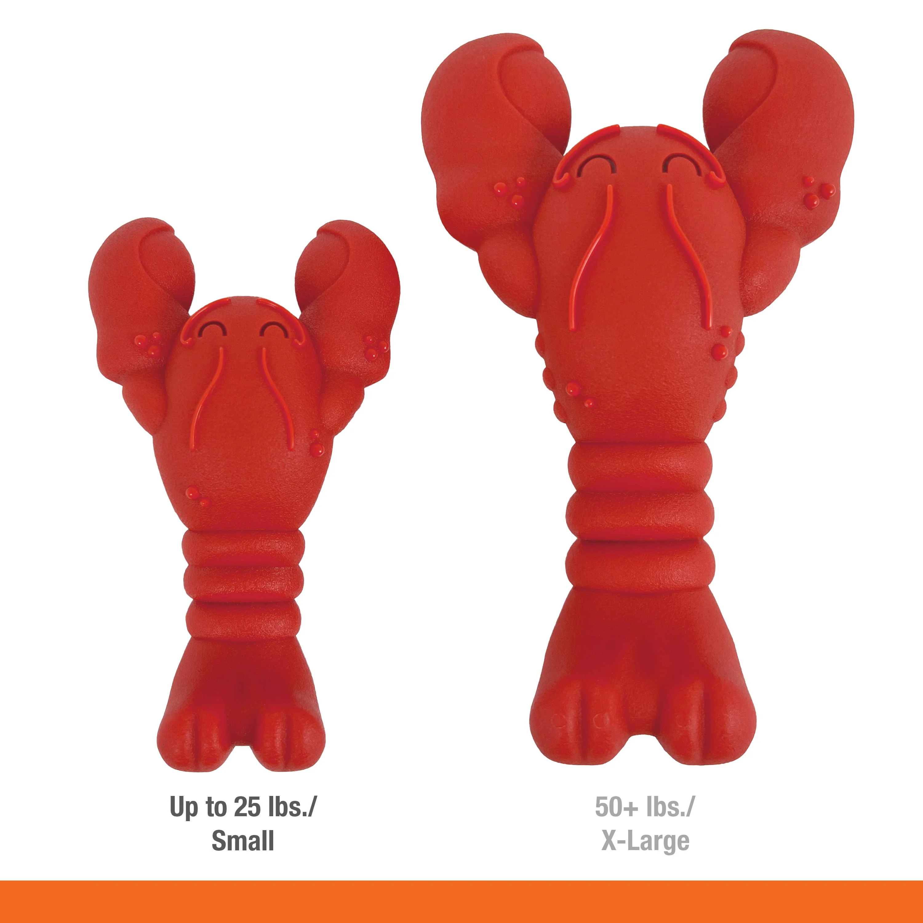 Nylabone Power Chew Lobster Dog Toy Filet Mignon, 1ea/Medium/Wolf Up To 35 Lbs. 1 ct - Image 6