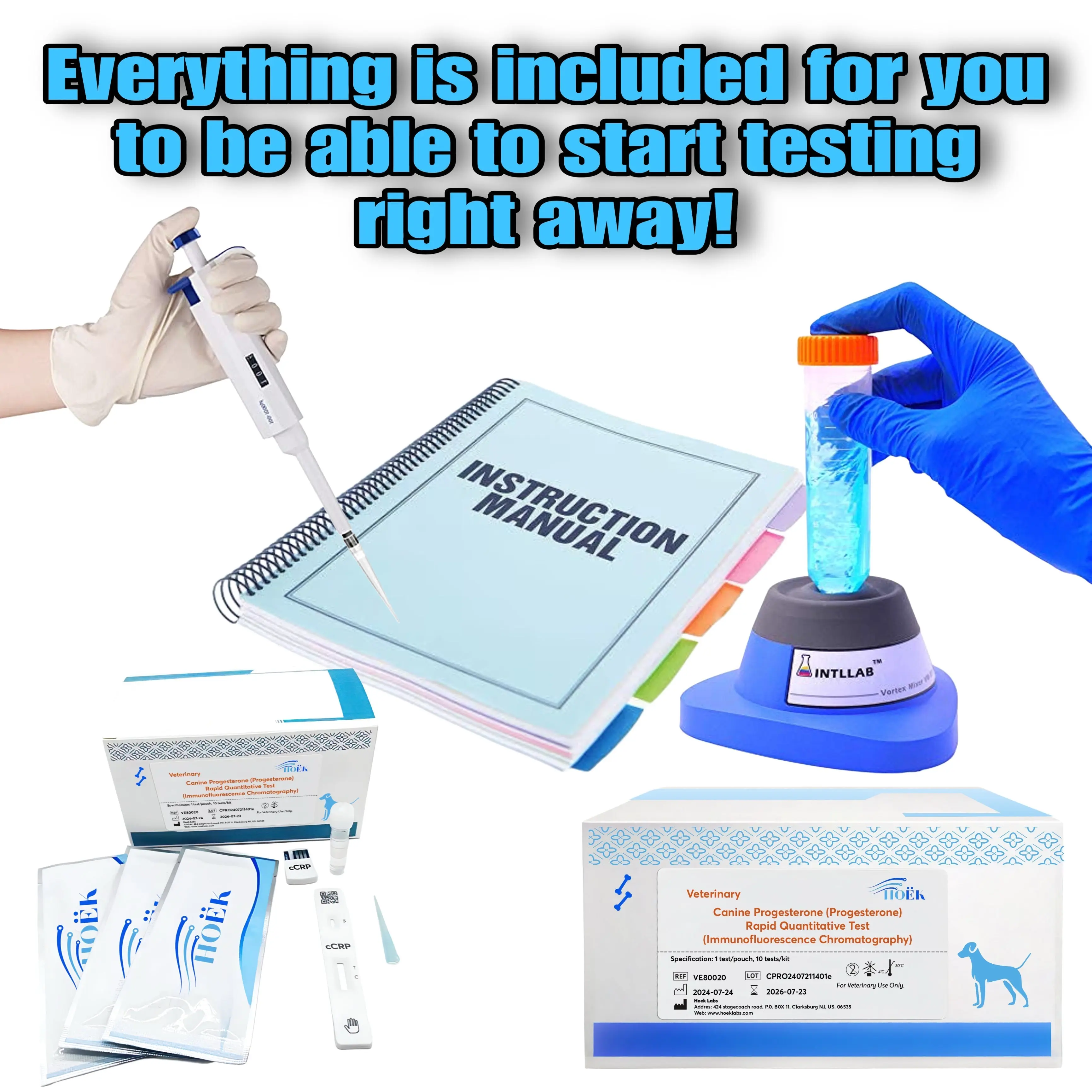 Pre-order (Ships 11.30.2025) Hoëk VET-IF 1 Veterinary Immunofluorescence Analyzer (Tests for canine progesterone & pregnancy)* PRE-ORDER* - Image 3