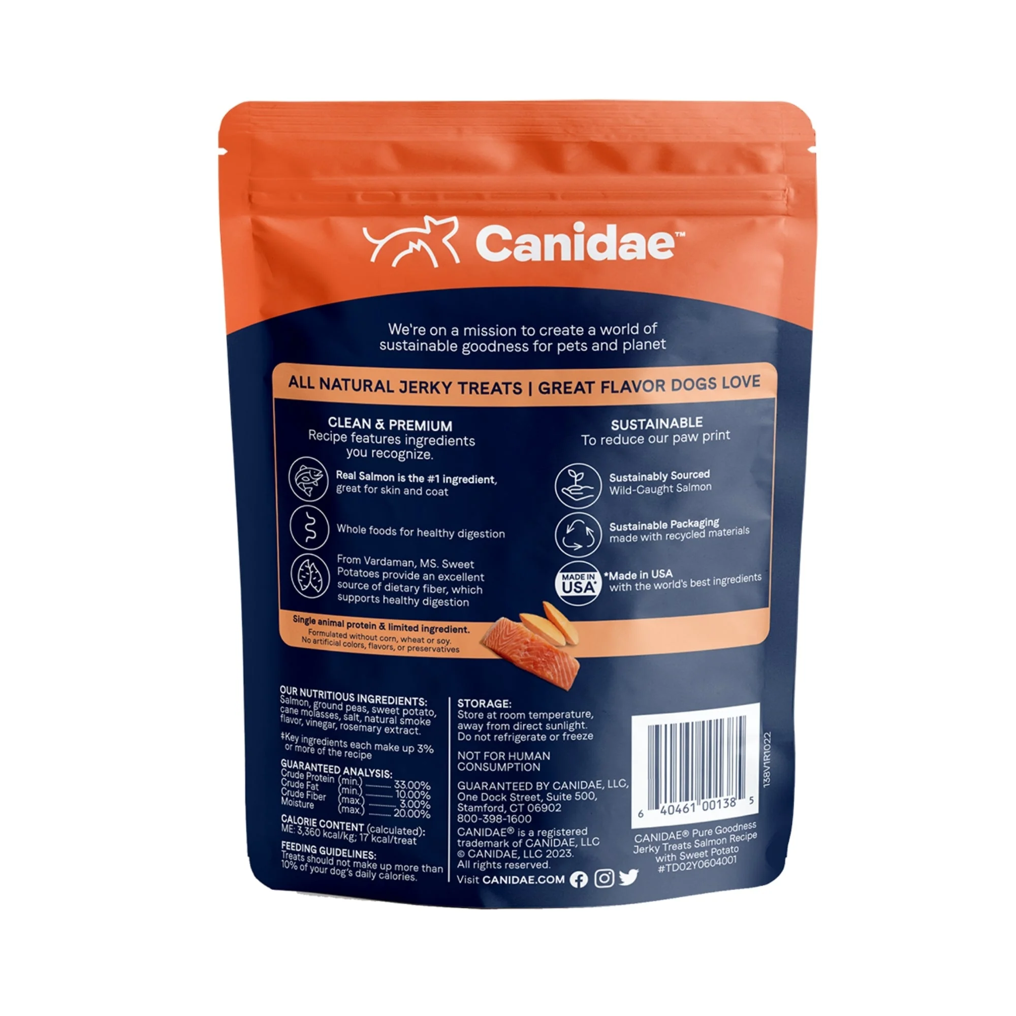 Pure Goodness Jerky Treats Salmon/Sweet Potato 4oz. - Image 3
