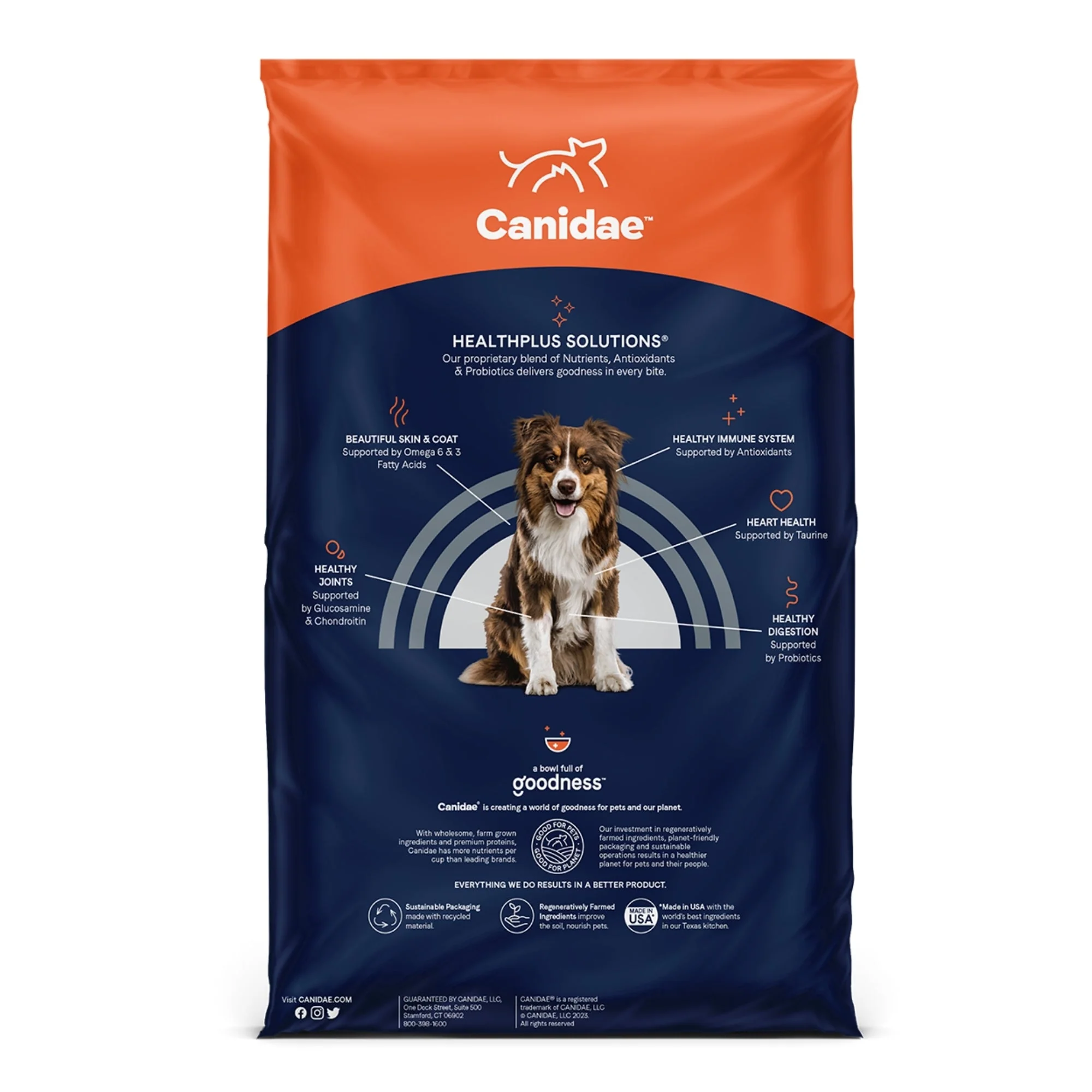 CANIDAE PURE Farm To Bowl GrainFree LID Dry Dog Food Chicken, Lentil Pea, 1ea/4 lb - Image 3