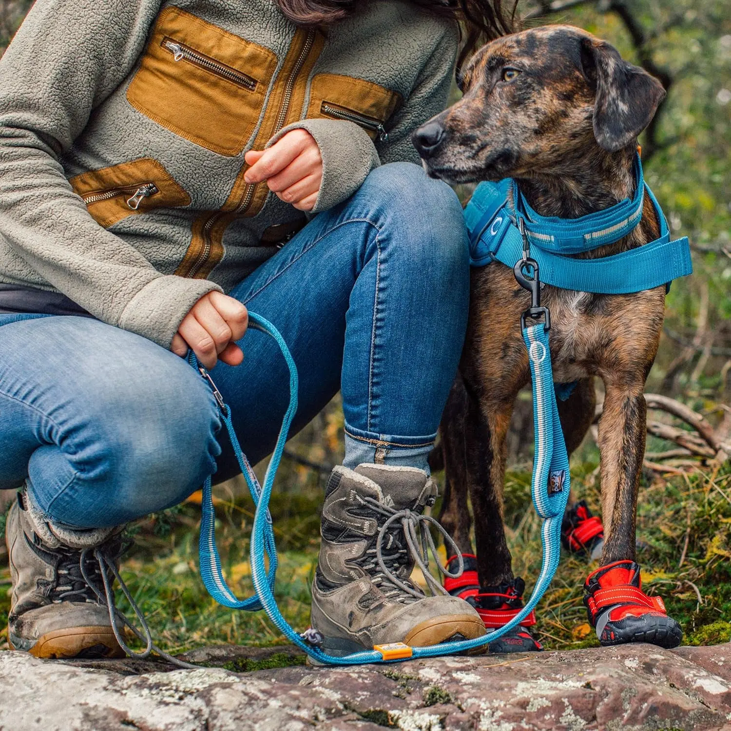 Rsg Stub Leash for Dogs | Adjustable Dog Leash | Hands Free Dog Leash for Walking, Jogging, or Running | Customizable Molle-Compatible Pet Lead | Training Handle | Web Keeper | Reflective | 48β - Image 4