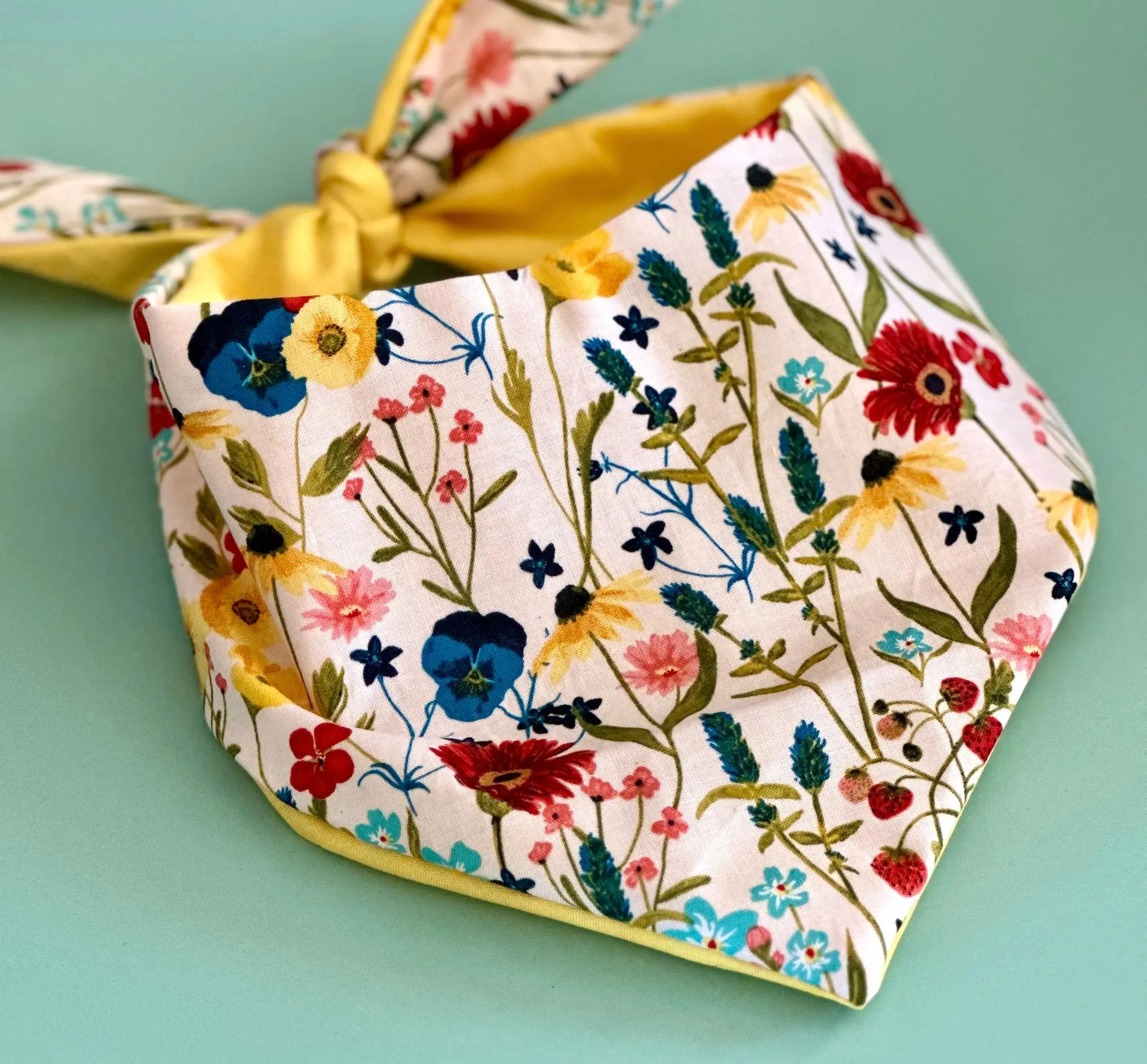 Spring Flowers Dog Bandana New Arrivals - Image 3
