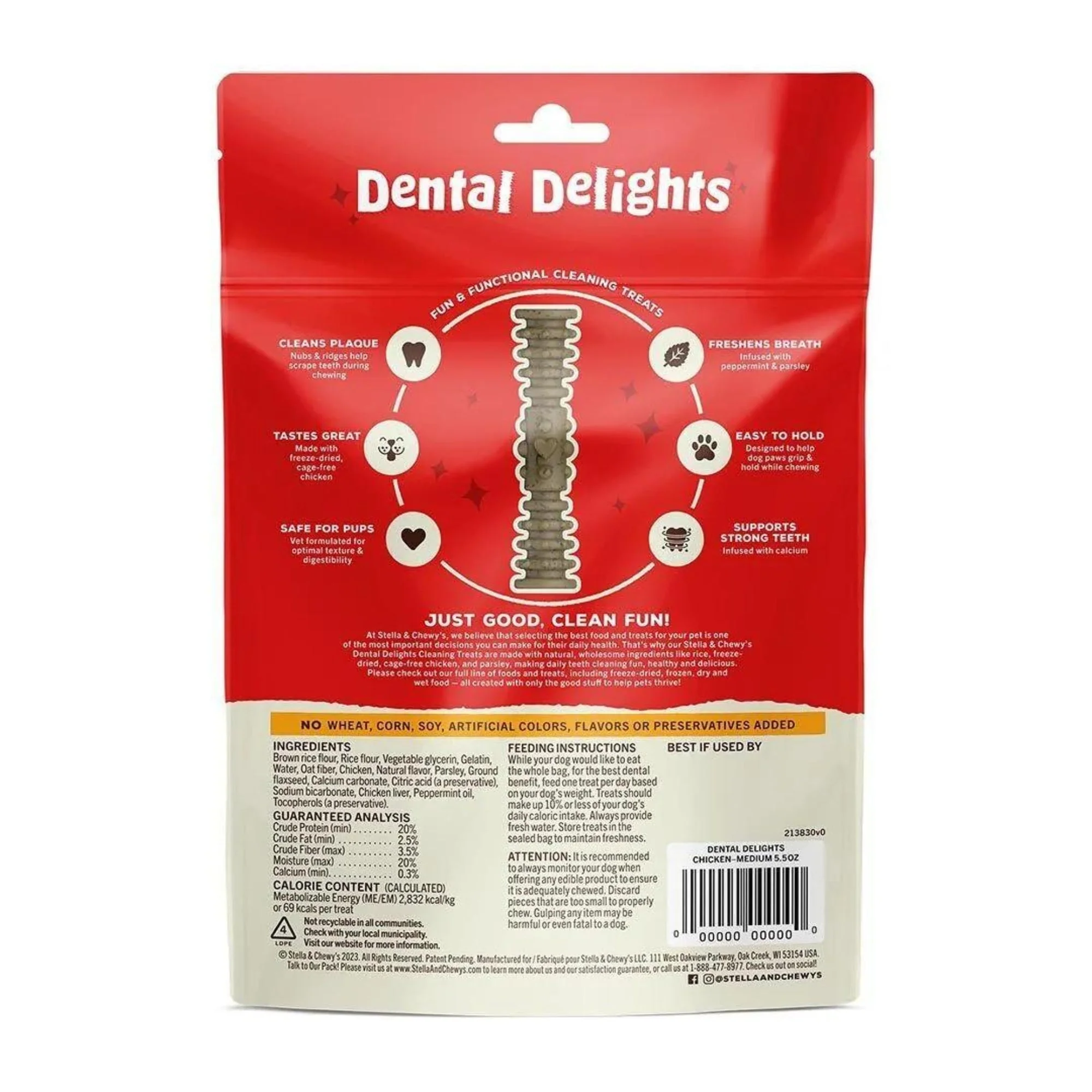 Stella & Chewy's Dog Dental Delights Medium 27 Pack - Image 5