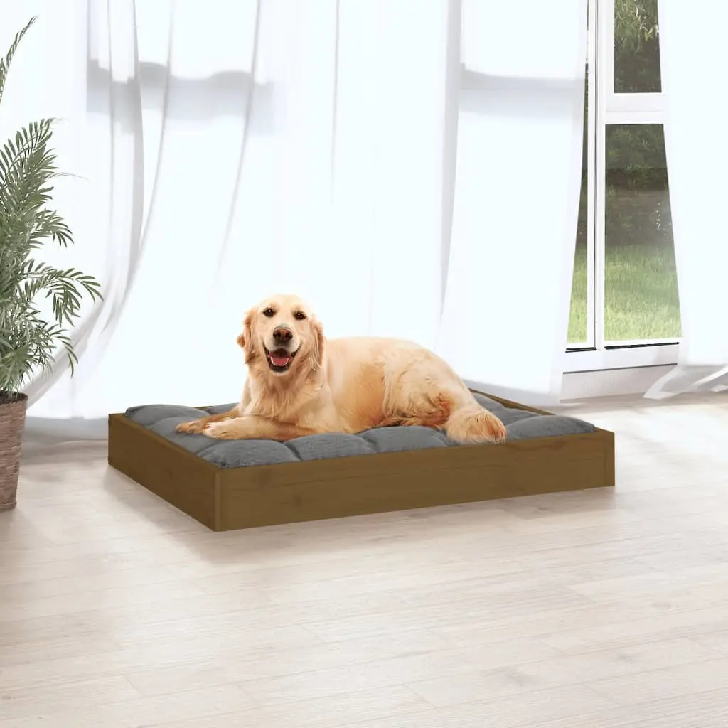 vidaXL Dog Bed Dog Sofa Bed Couch Pet Bed with Wooden Frame Solid Wood Pine