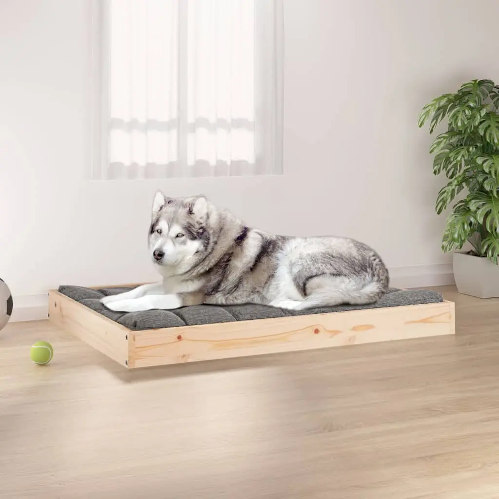 vidaXL Dog Bed Dog Sofa Bed Couch Pet Bed with Wooden Frame Solid Wood Pine - Image 6
